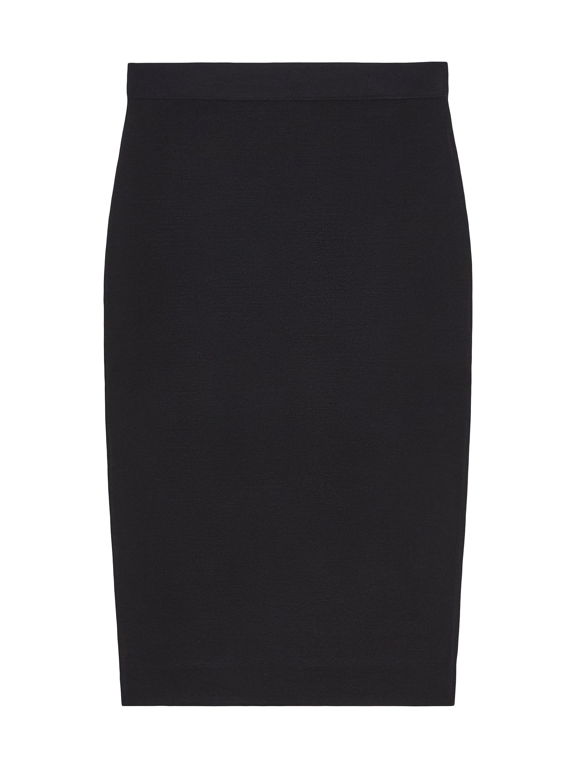 Max Mara Women's Stretch Viscose Pencil Skirt - Navy