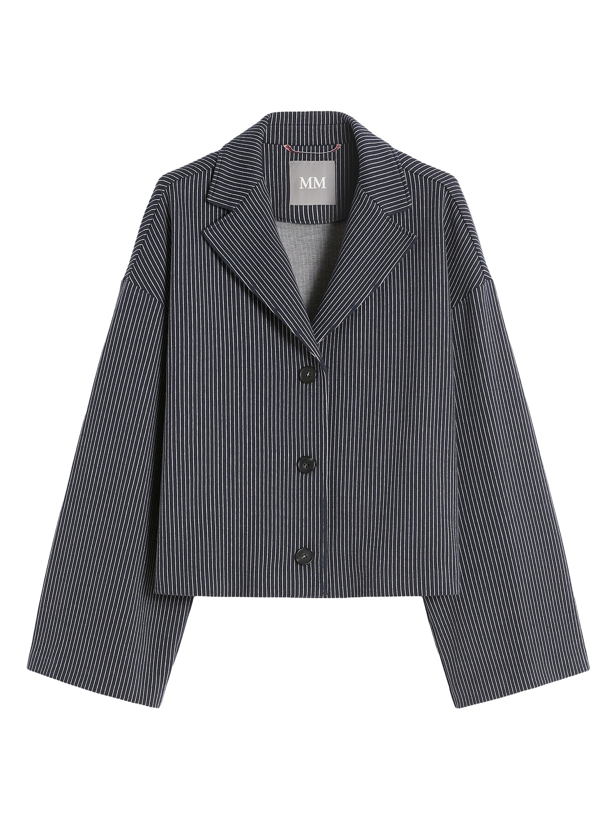 MM Max Mara Women's Milano Knit Jersey Jacket - Ultramarine