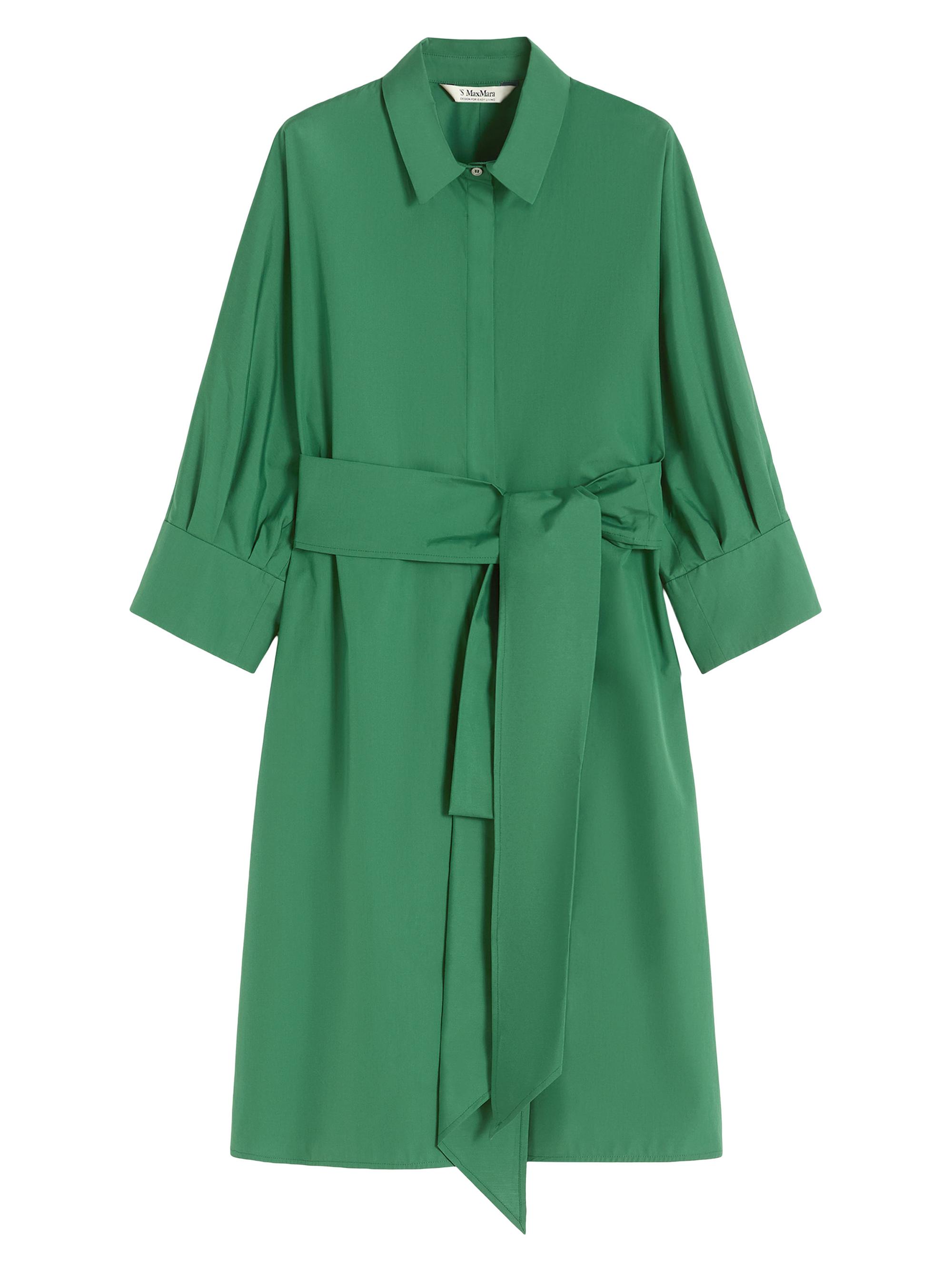 Max Mara Women's Cotton Shirt Dress - Green