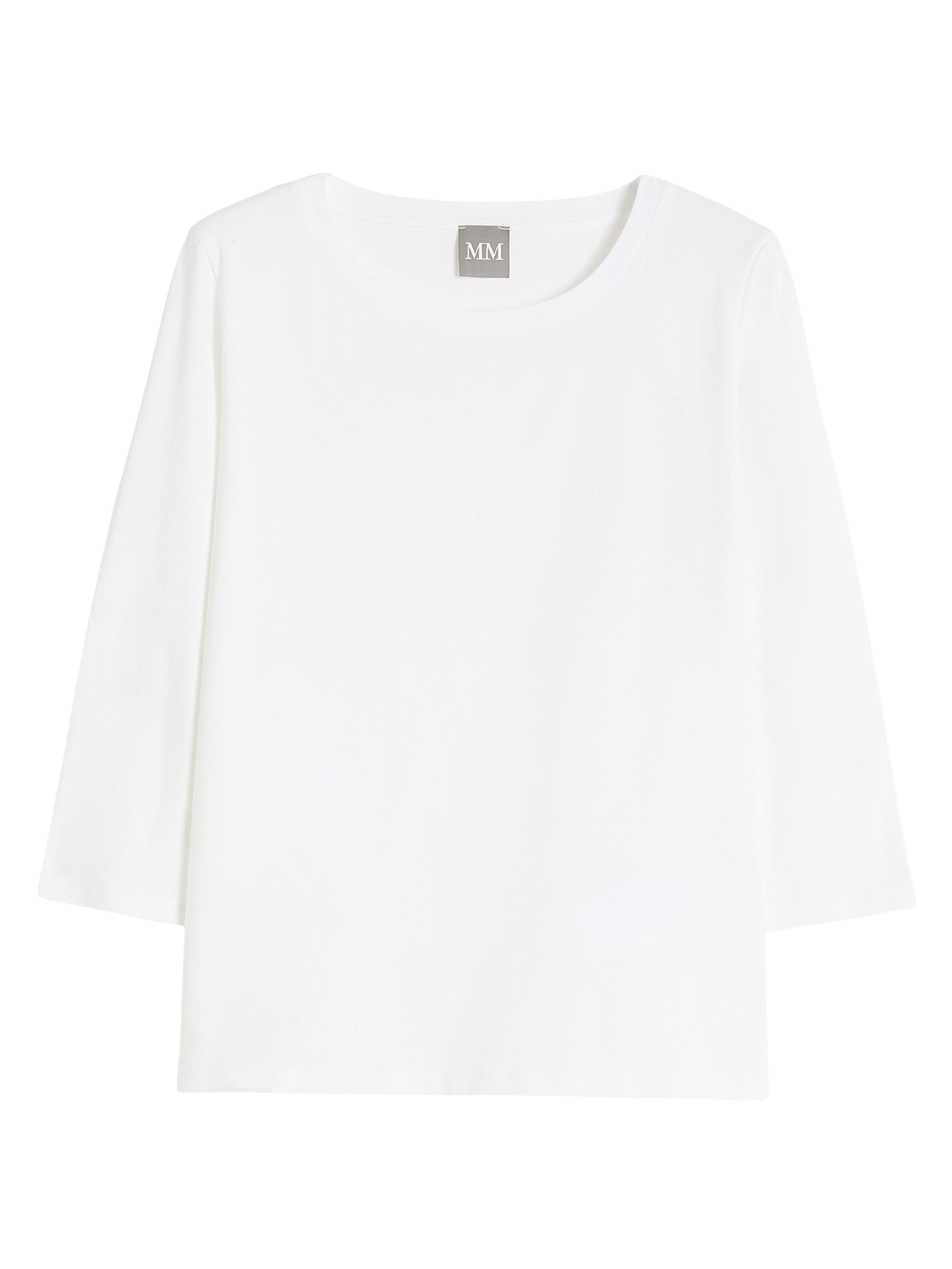MM Max Mara Women's Cotton T-Shirt - White