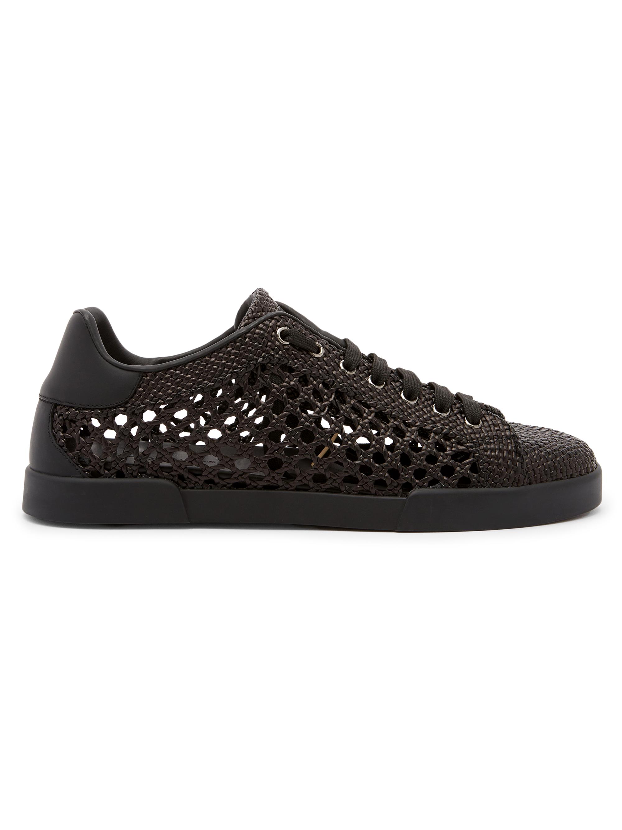 Dolce&Gabbana Portofino Leather Sneakers | Saks Fifth Avenue