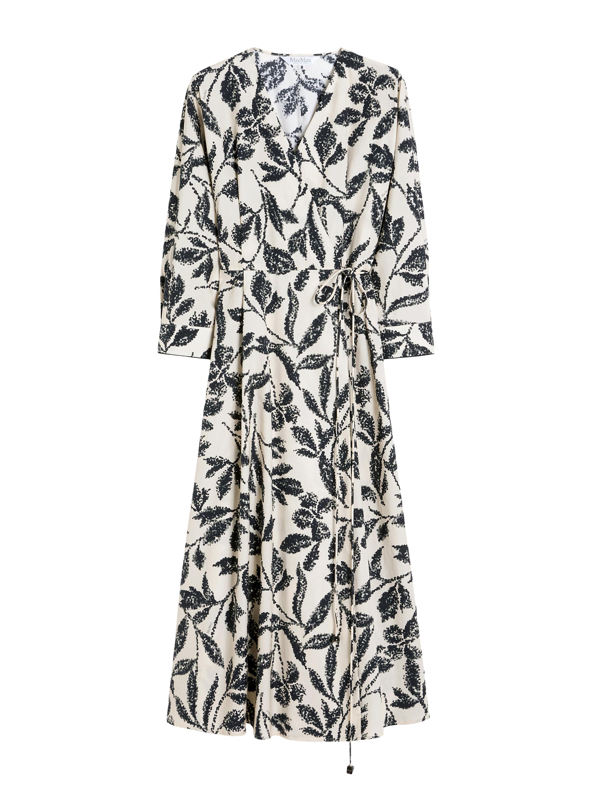 Max Mara Women's Printed Poplin Dress - Beige Multi