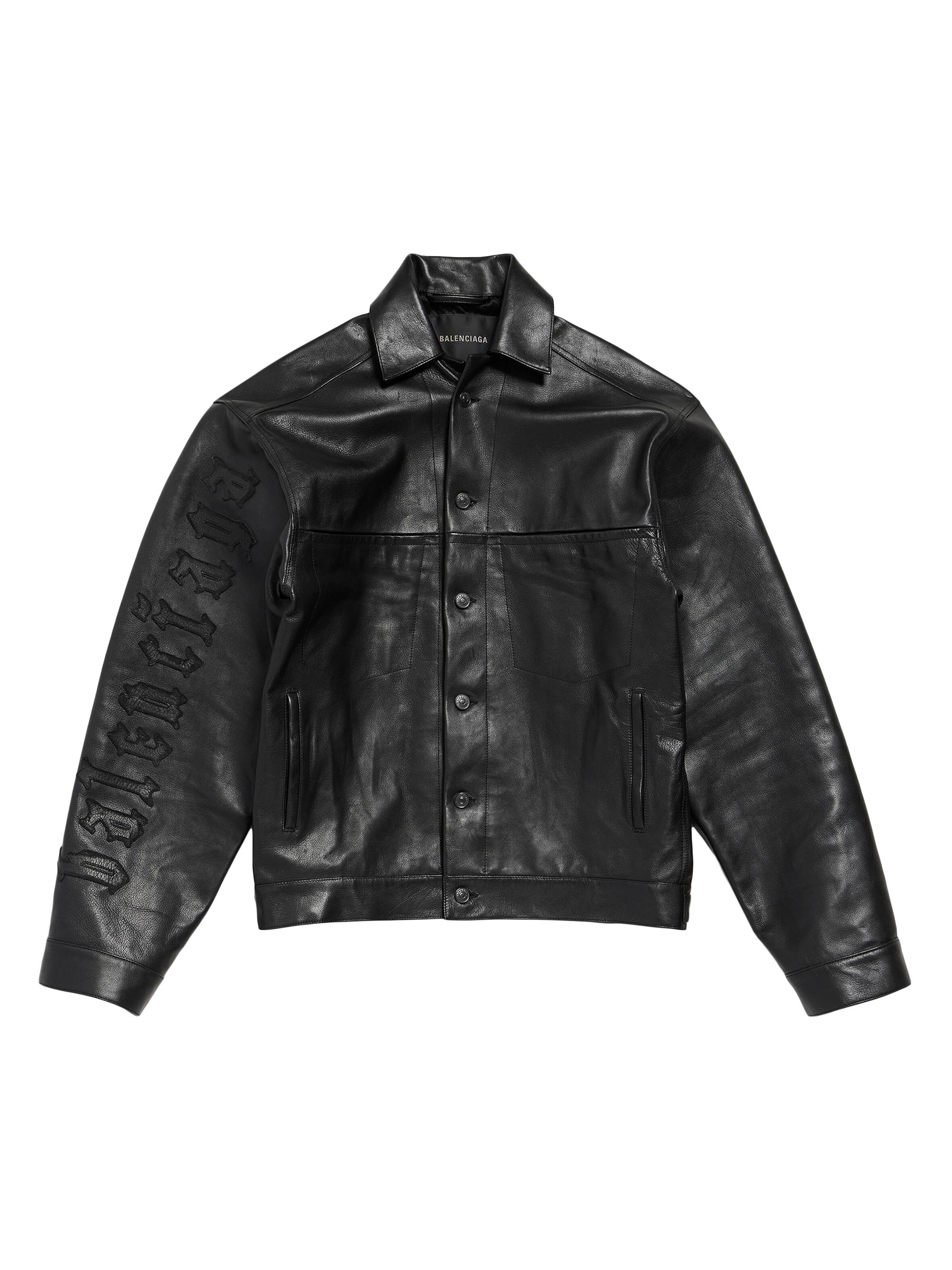 Balenciaga Men's Shirt Jacket - Black