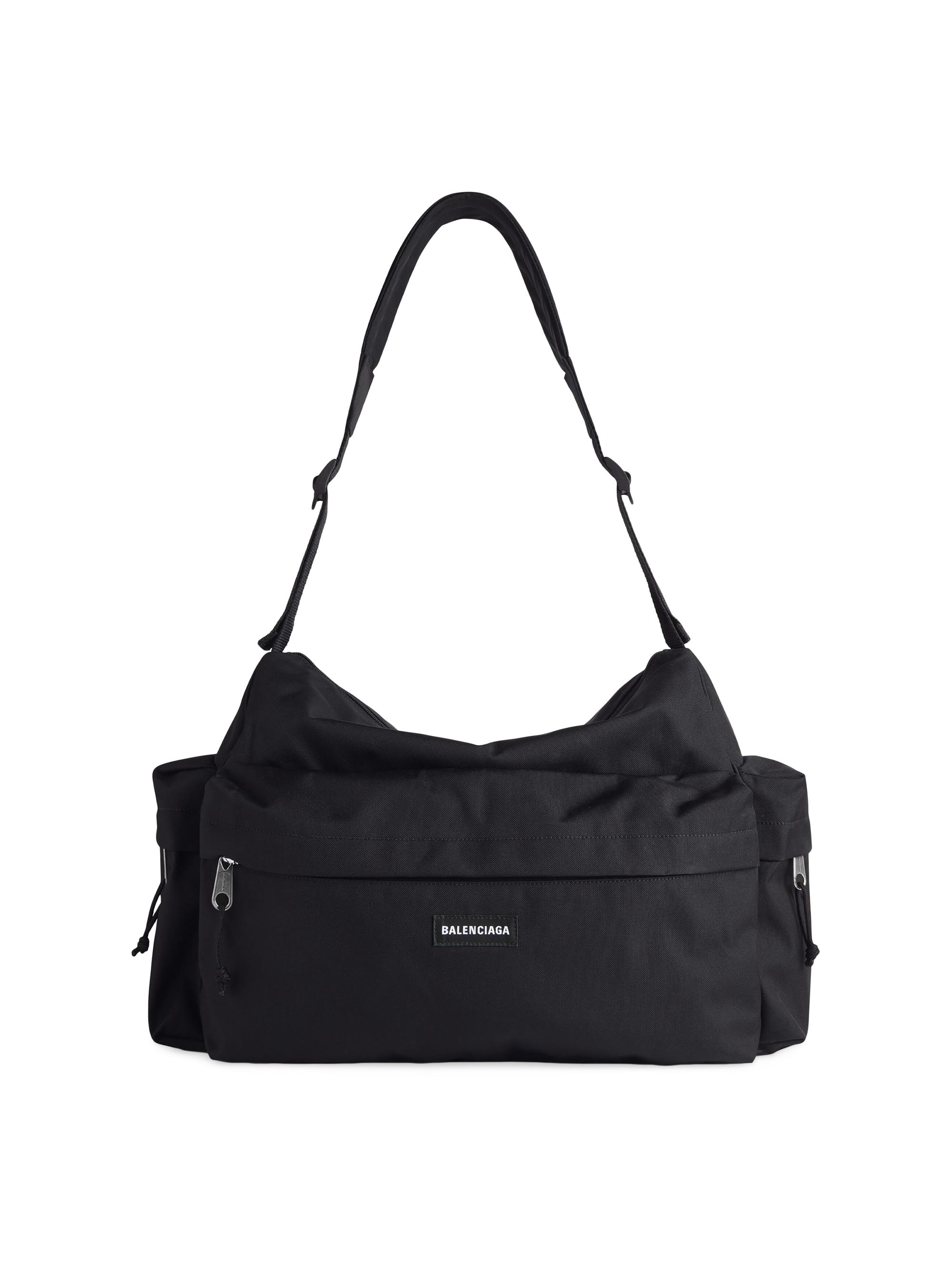 Balenciaga Men's Explorer Multipocket Weekender Bag - Black