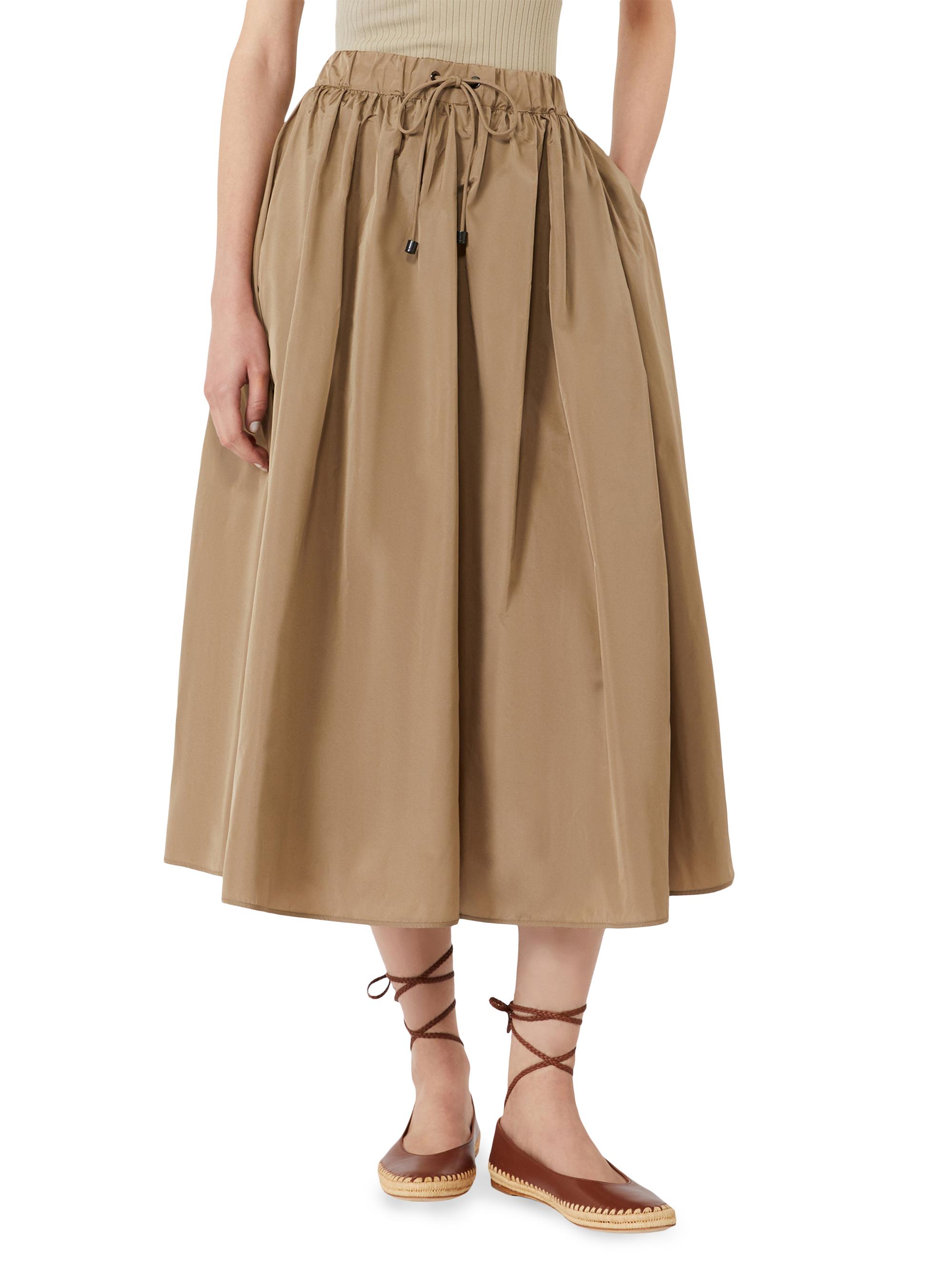 Max Mara Taffeta Midi Skirt | Saks Fifth Avenue