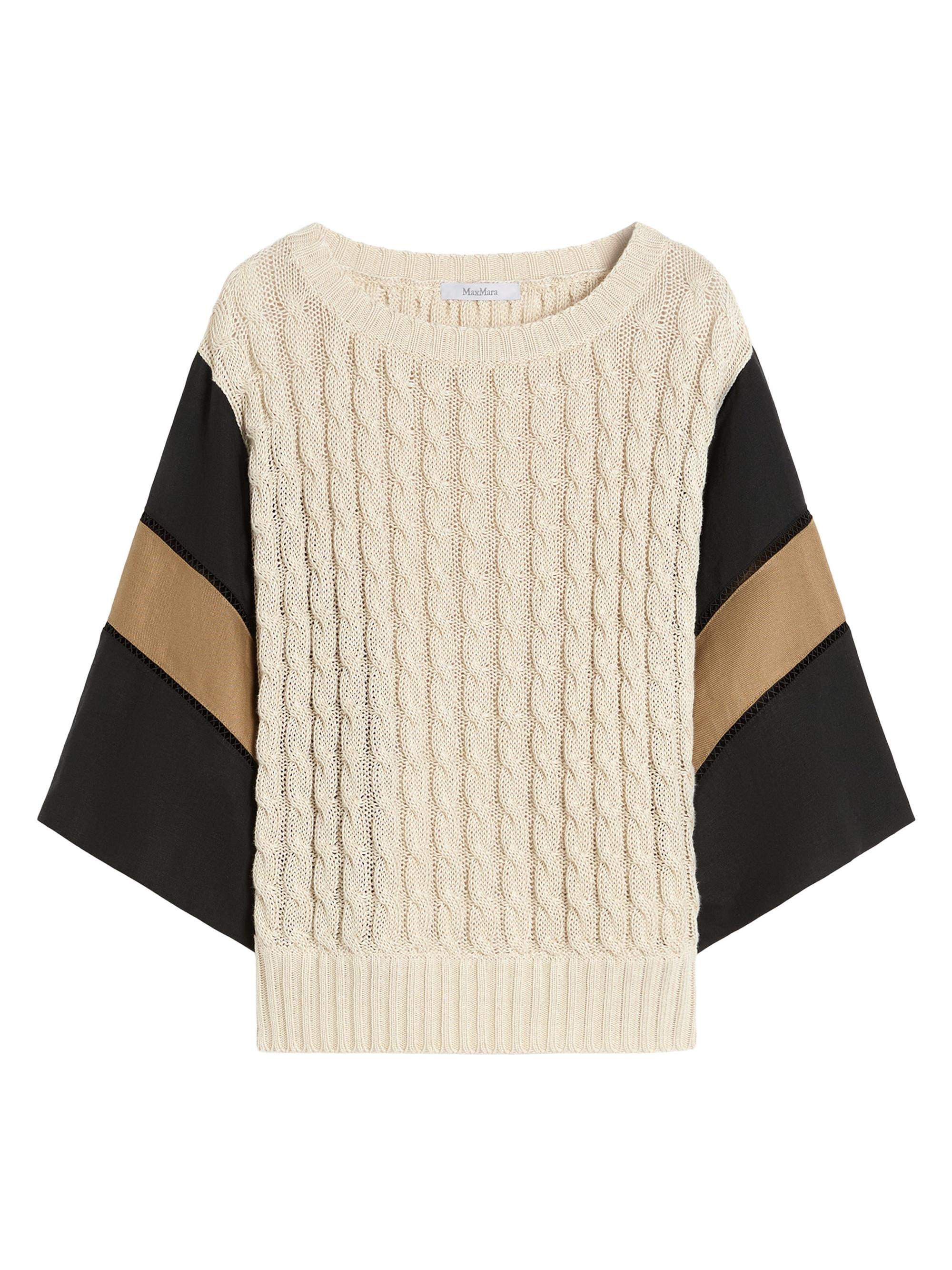 Max Mara Women's Loose Fit Linen Yarn Sweater - Beige