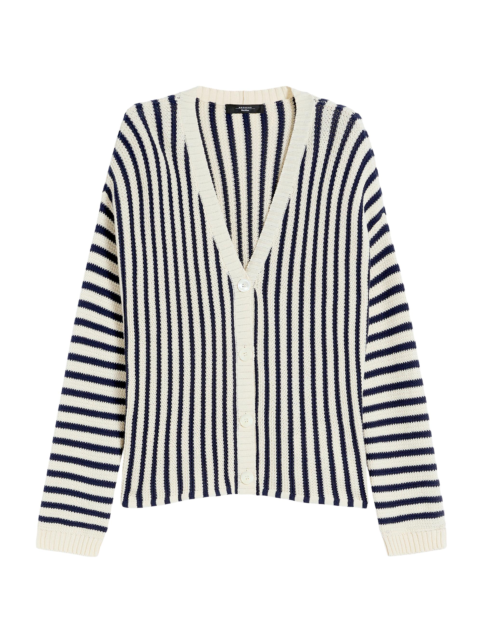 Weekend Max Mara Women's Cotton Cordonnet Cardigan - Navy