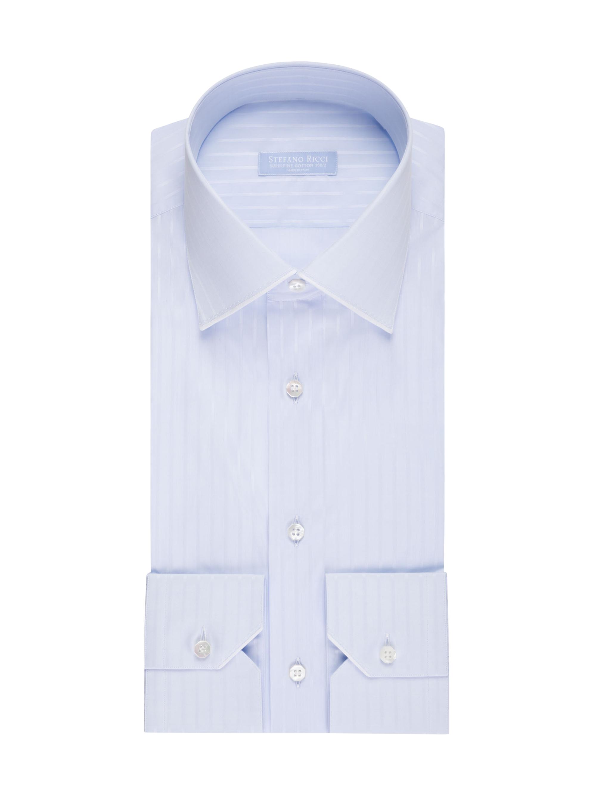 Stefano Ricci Men's Asti Long Sleeve Shirt - Blue | Thumbnail 4