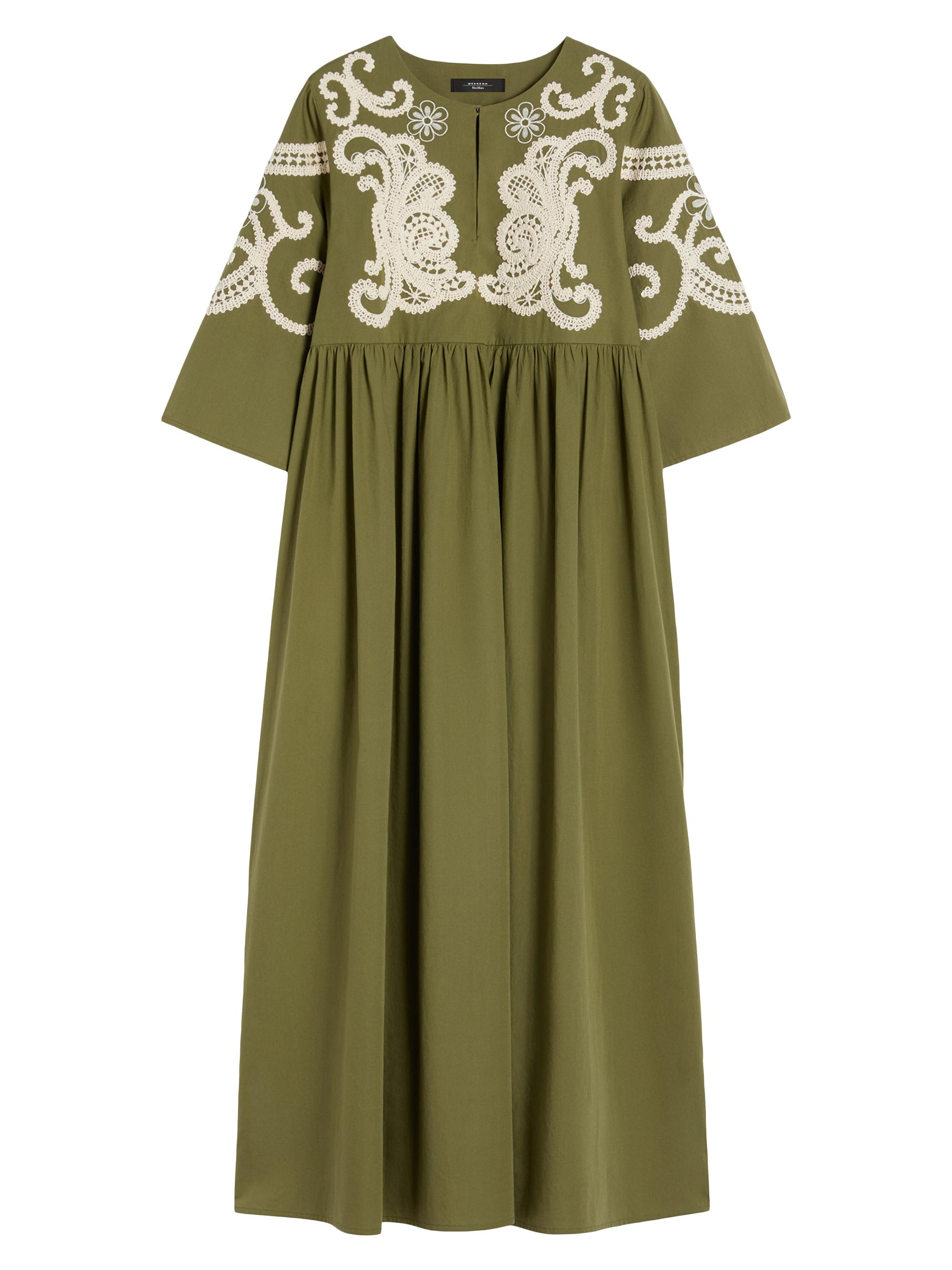 Weekend Max Mara Women's Soft Cotton Poplin Dress - Kaki