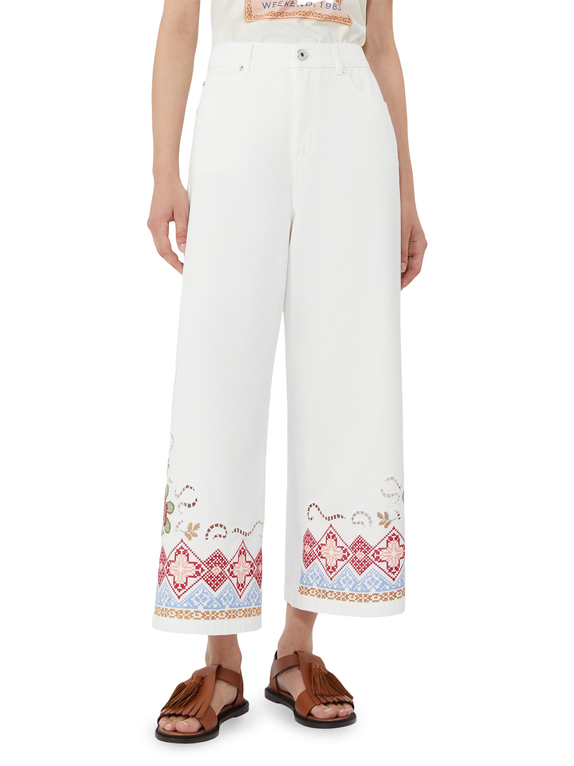 Weekend Max Mara Cotton Bull Trousers | Saks Fifth Avenue
