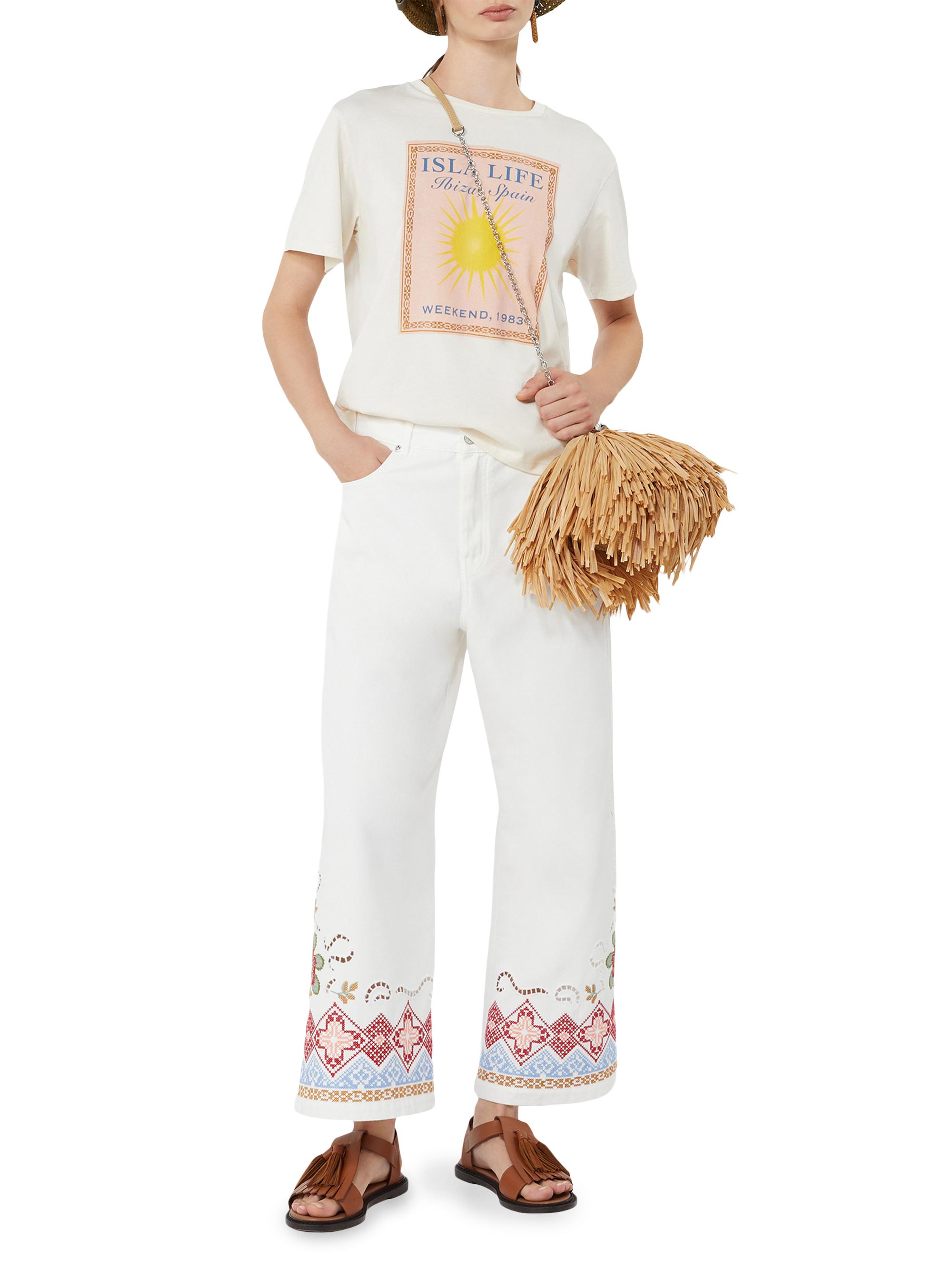 Weekend Max Mara Cotton Bull Trousers | Saks Fifth Avenue