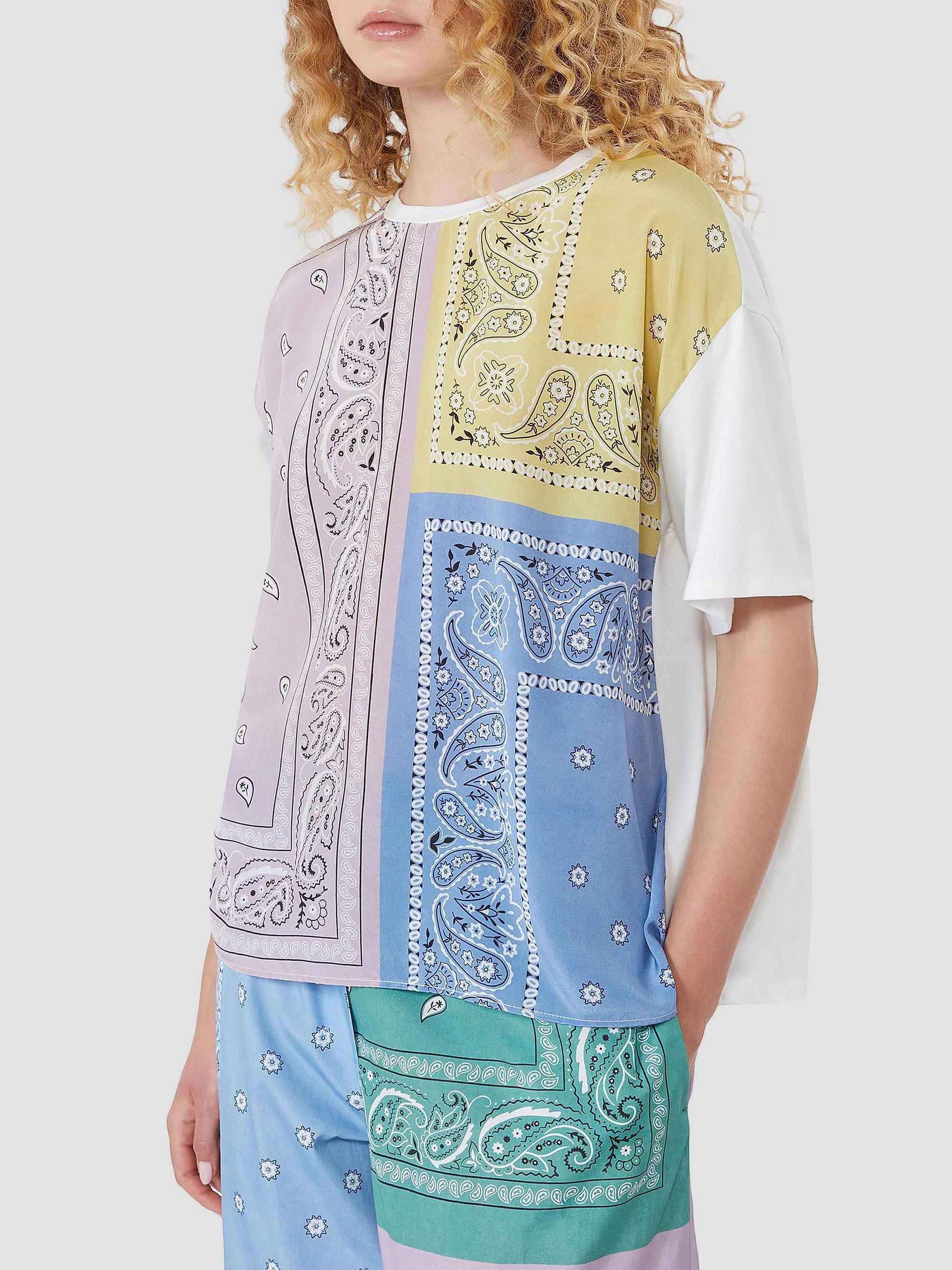 Weekend Max Mara Printed Silk and Stretch Cotton Jersey T-Shirt