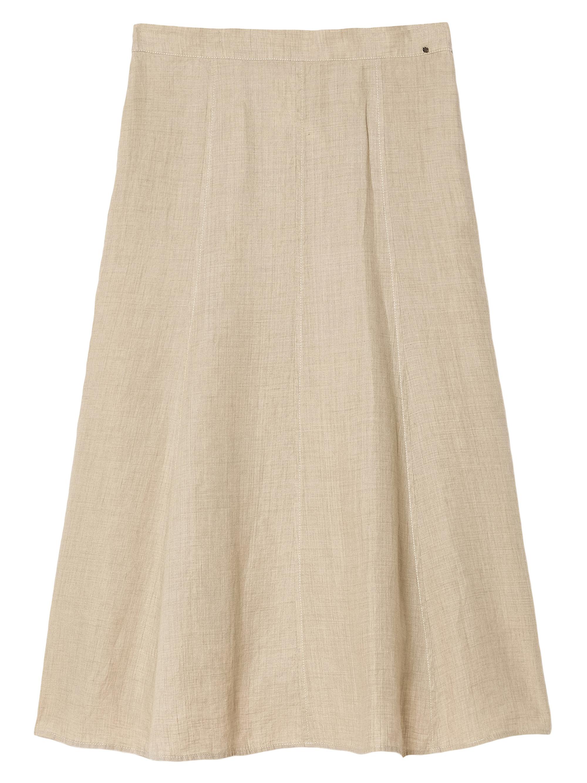 Marina Rinaldi Women's Faded Linen Skirt - Sand