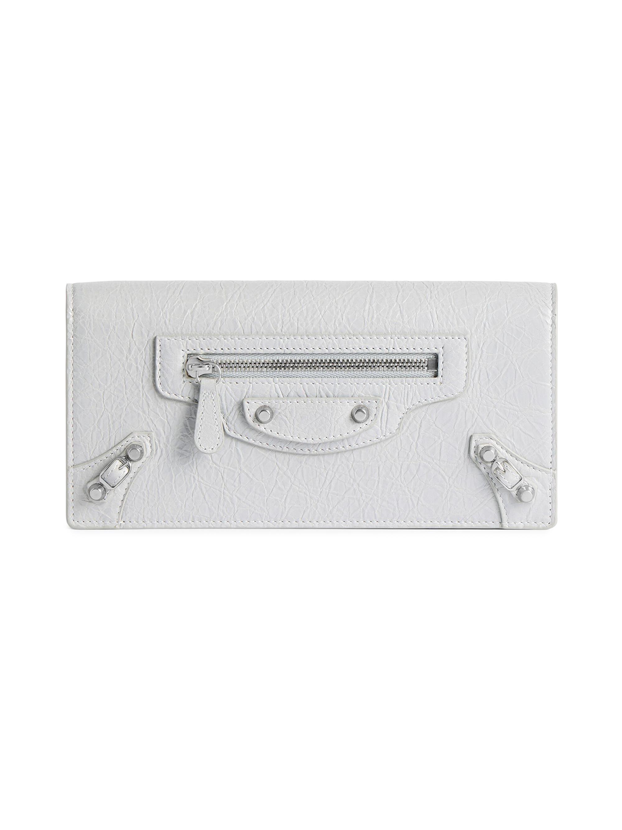 Balenciaga Women's Le City Money Long Wallet - Light Grey