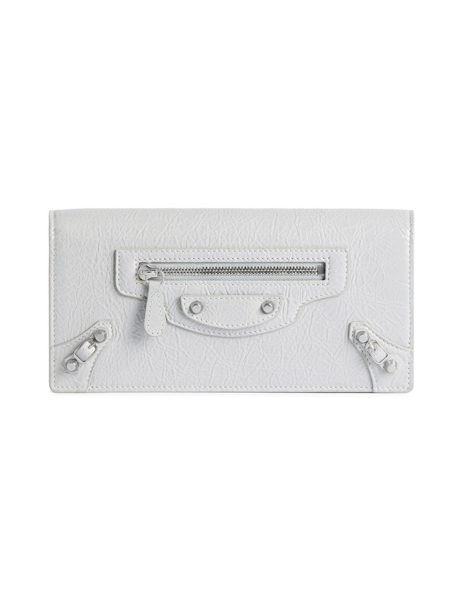 Balenciaga Women's Le City Money Long Wallet In Gray