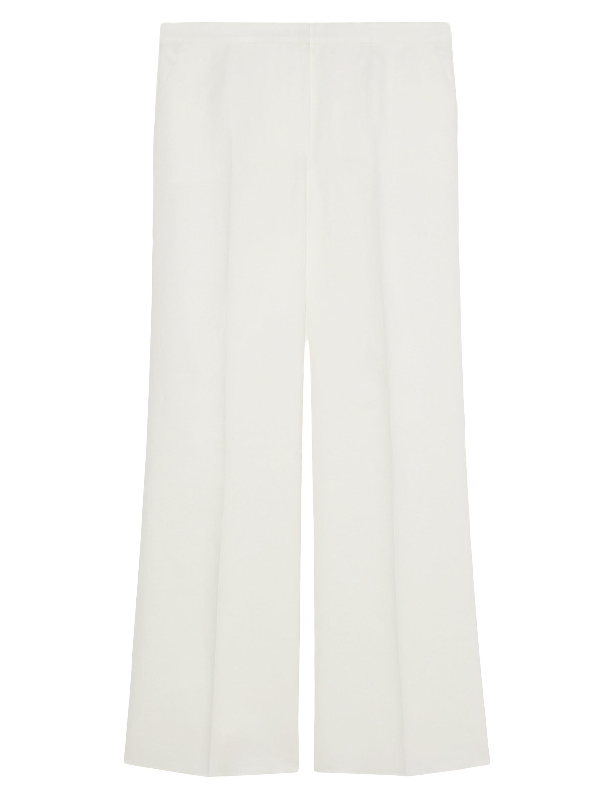 Marina Rinaldi Women's Linen Trousers - Cherry
