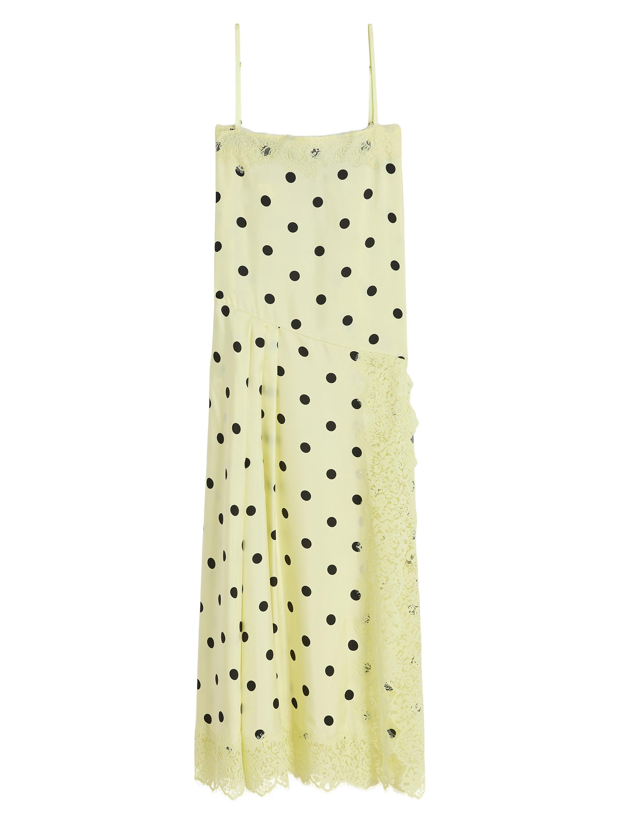 Sportmax Women's Lace Detail Long Dress - Lemon