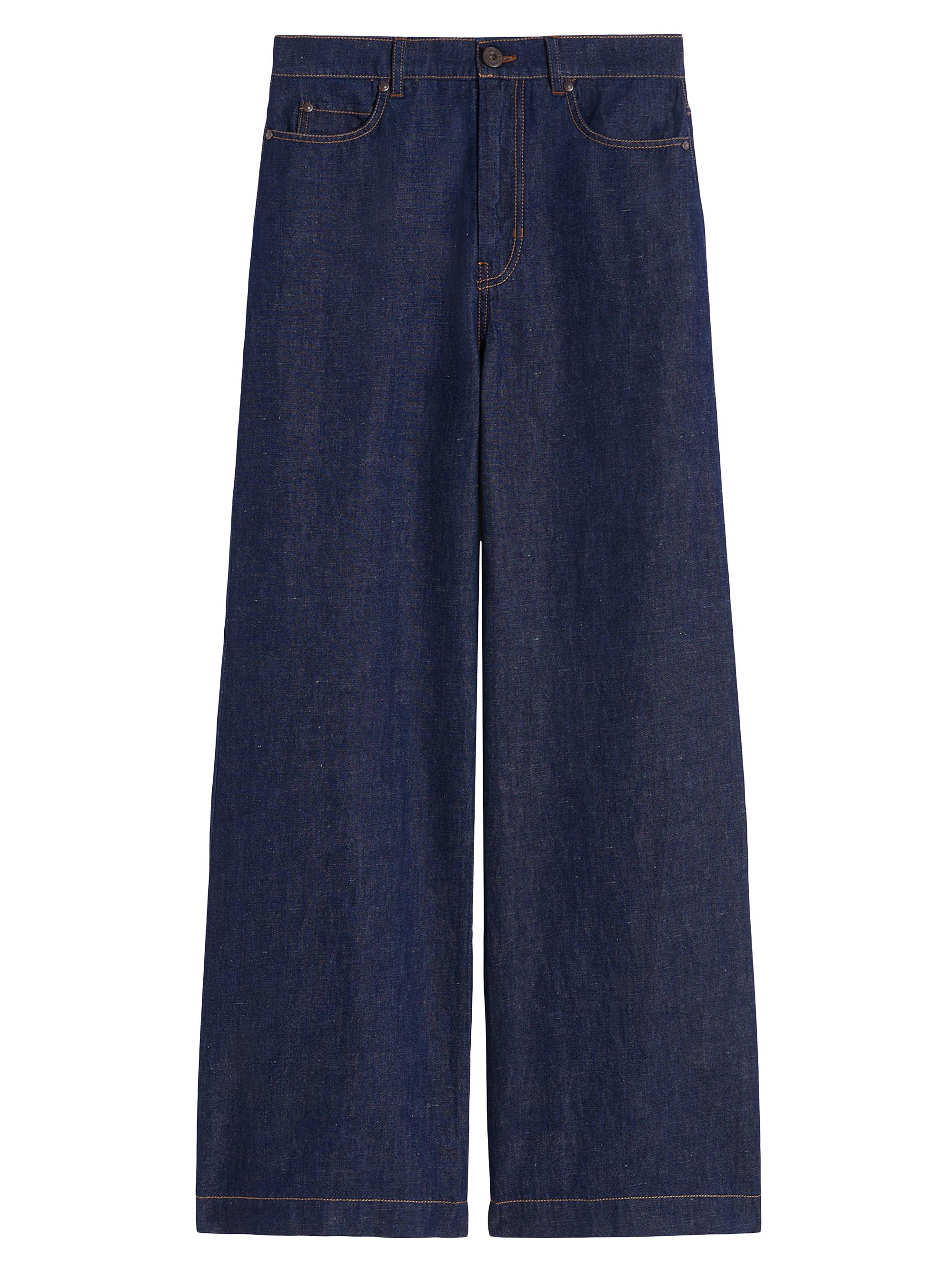 Weekend Max Mara Linen and Cotton Denim Jeans | Saks Fifth Avenue