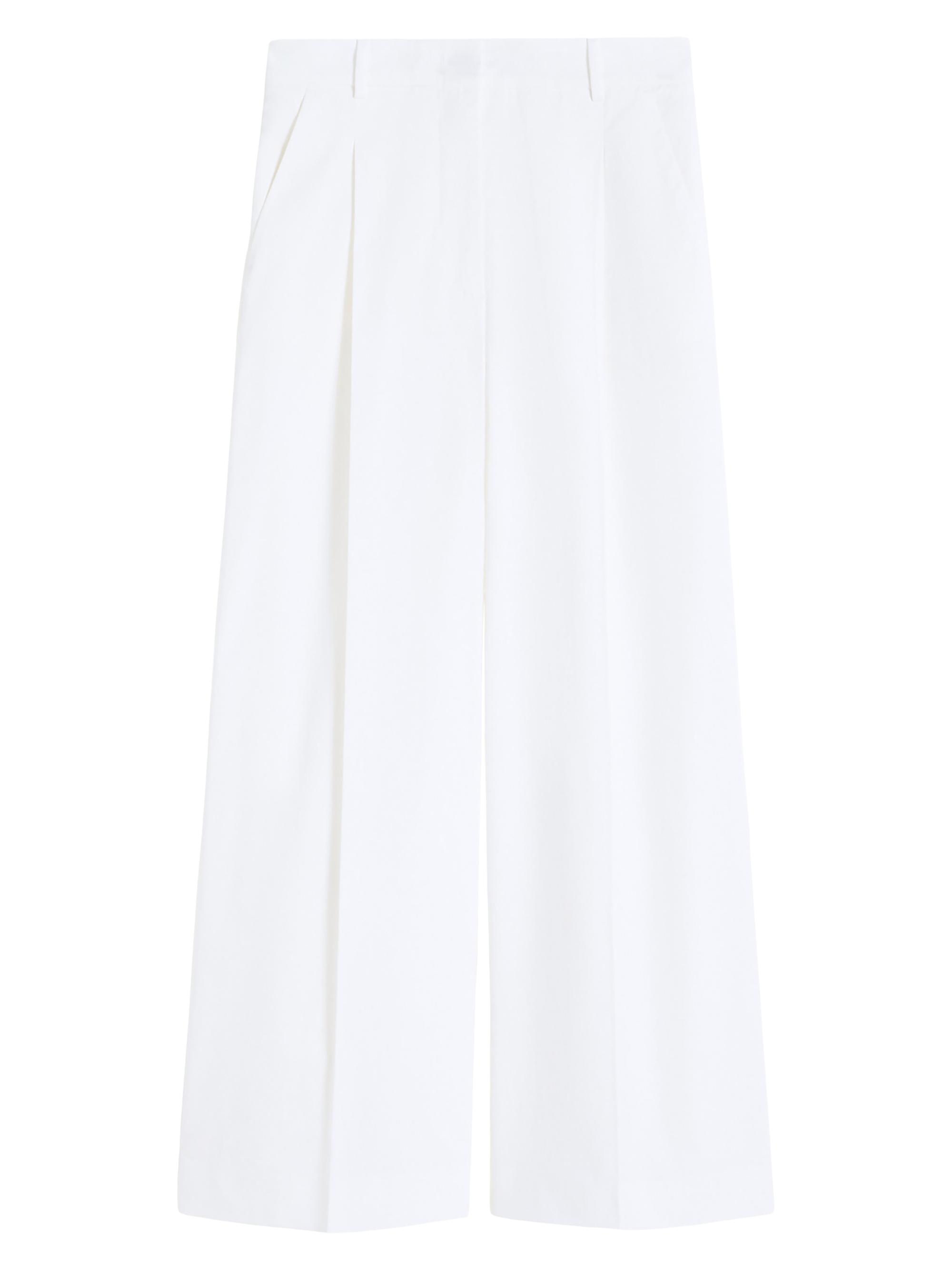 Weekend Max Mara Women's Stretch Cotton Gabardine Trousers - White
