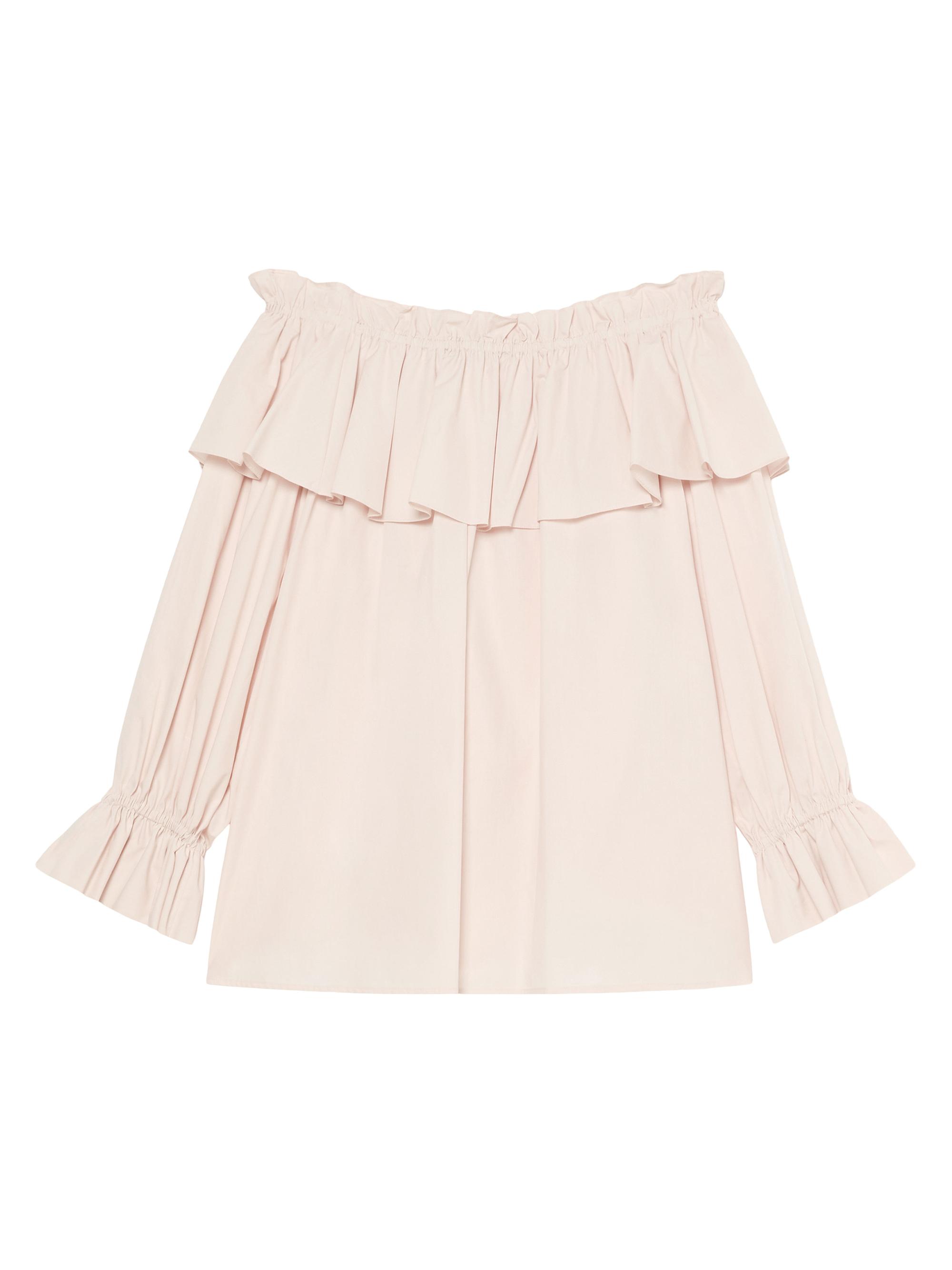 Marina Rinaldi Women's Cotton Poplin Shirt - Pink