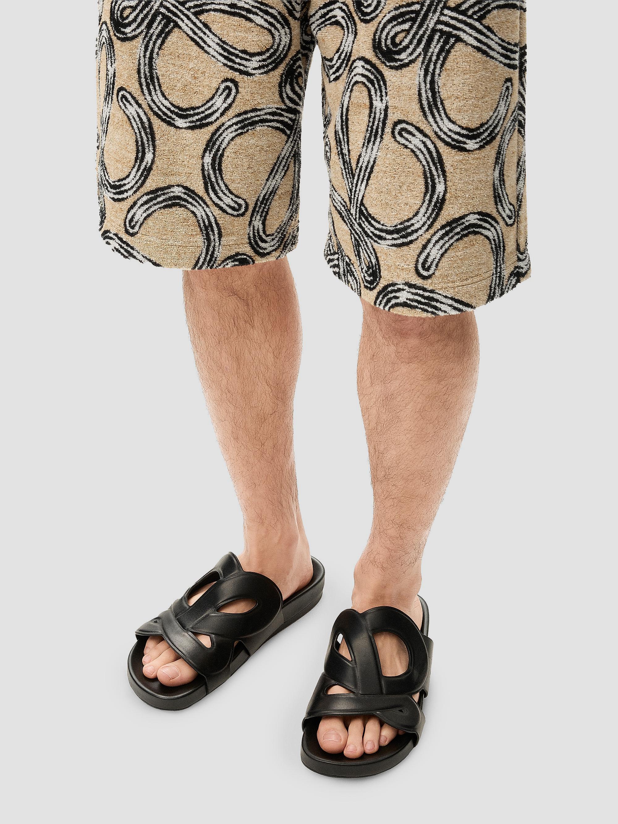 LOEWE LOEWE x Paula's Ibiza Ease Monogram Leather Slide Sandals