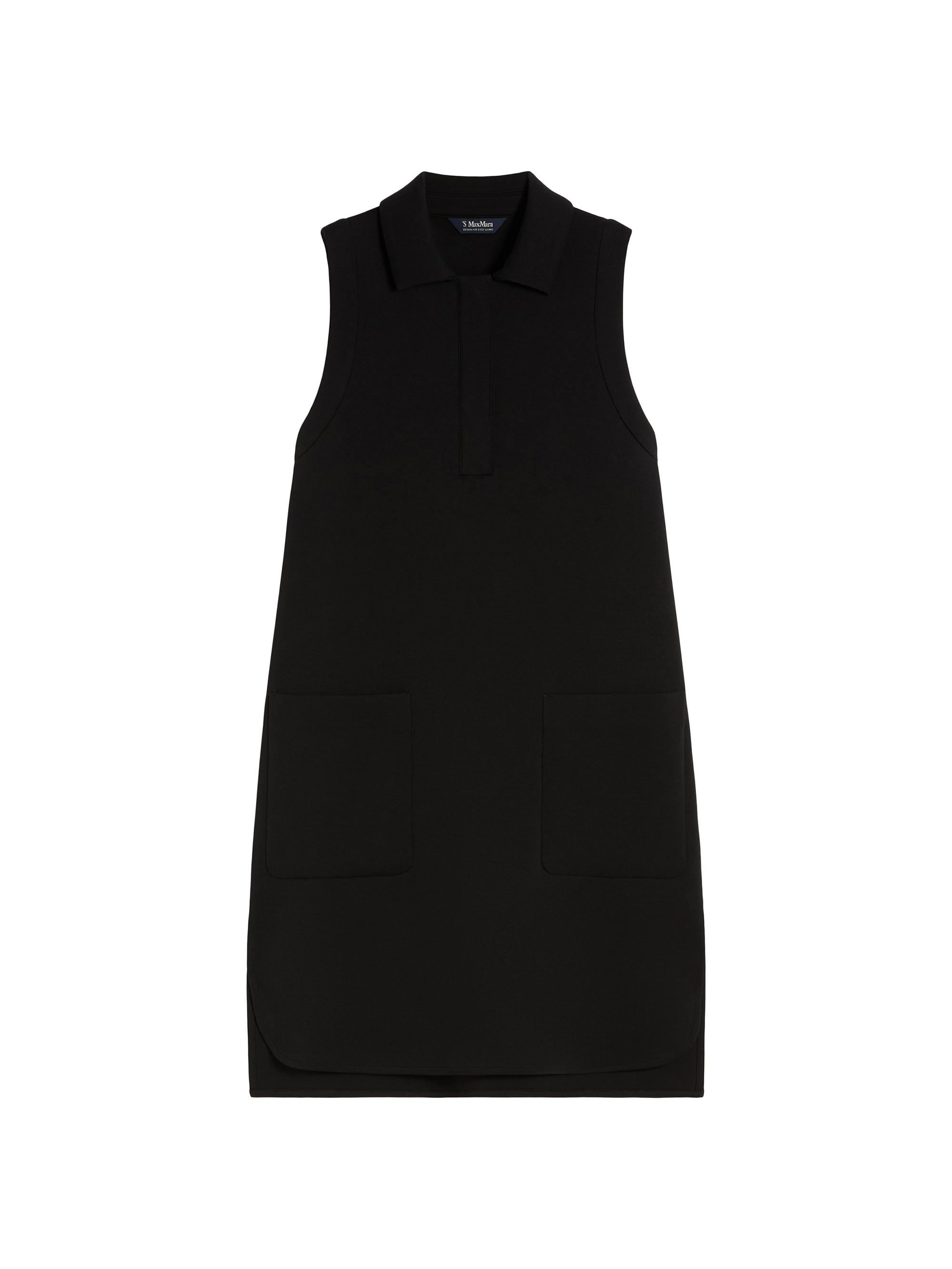 Max Mara Women's Scuba Jersey Polo Dress - Black