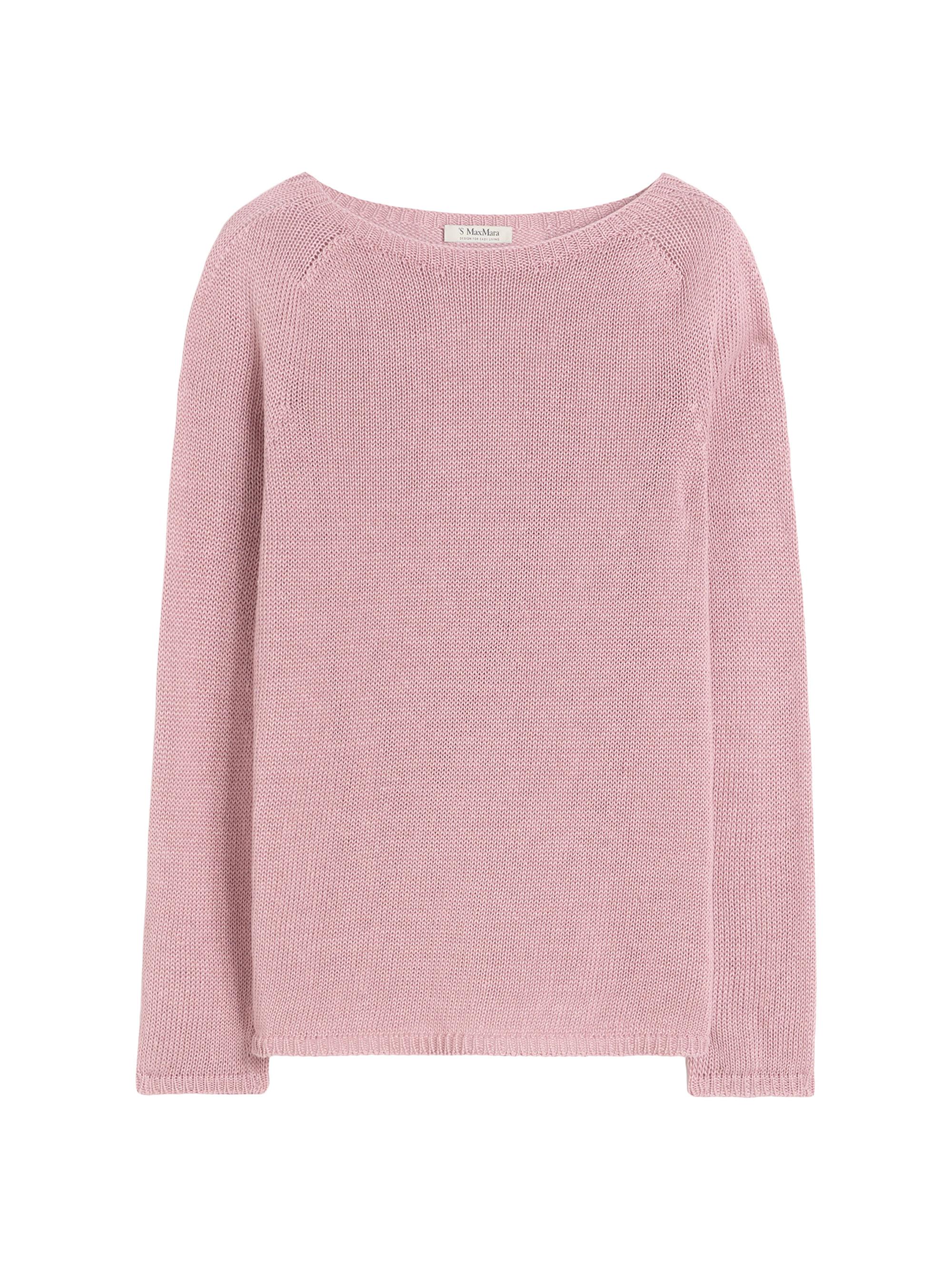 Max Mara Women's Linen Yarn Basic Sweater - Antique Rose