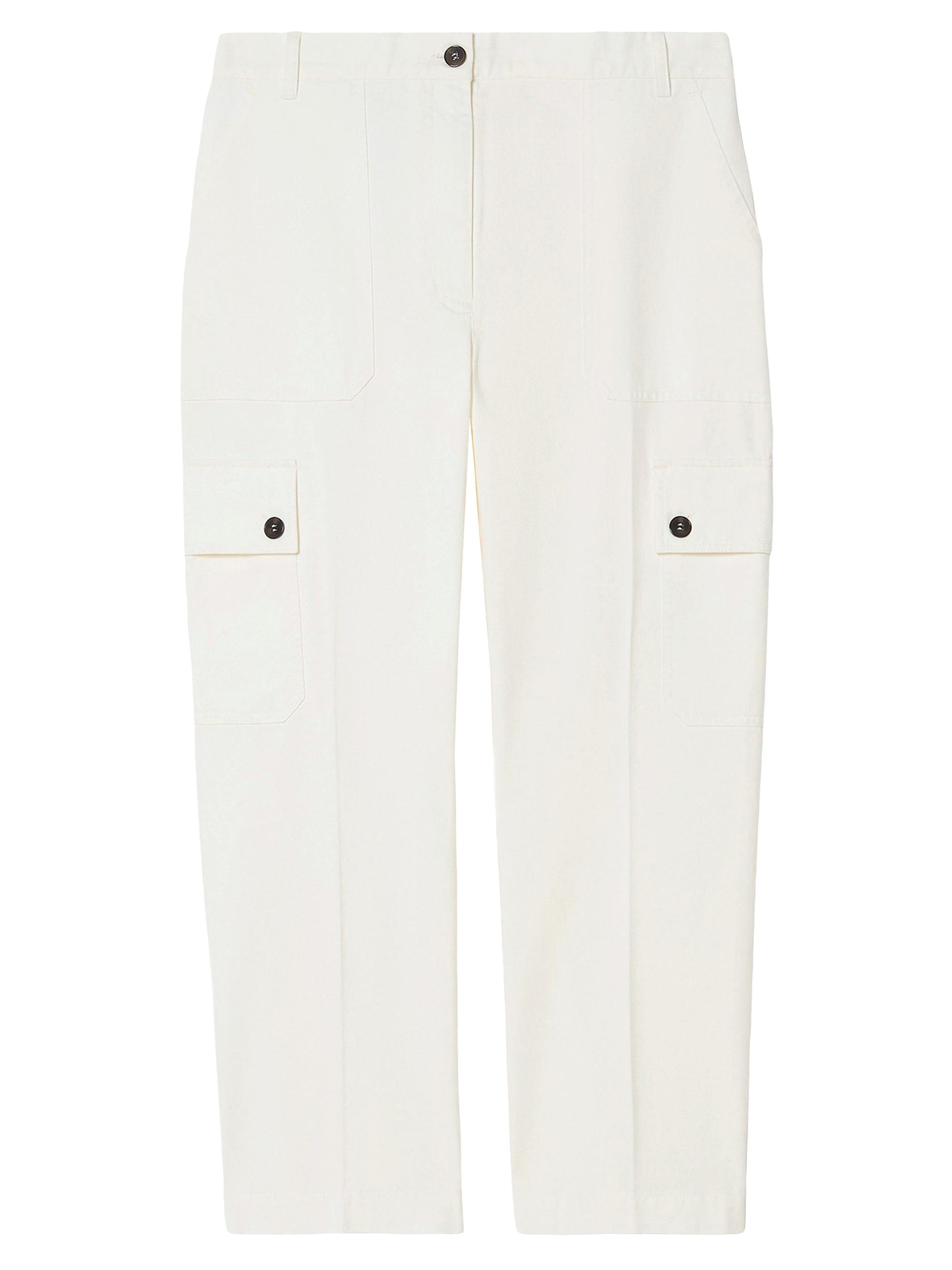 Marina Rinaldi Women's Cotton Gabardine Trousers - | Thumbnail 5