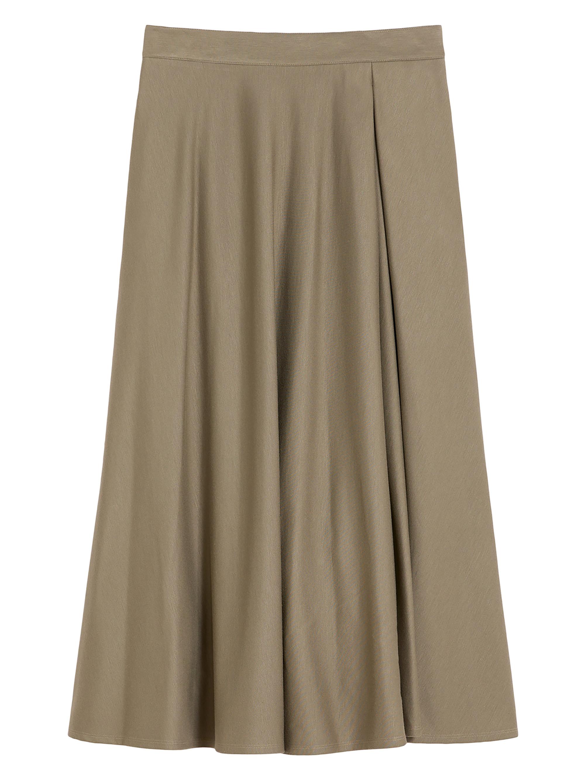 MM Max Mara Women's Flared Milano Knit Jersey Skirt - Navy