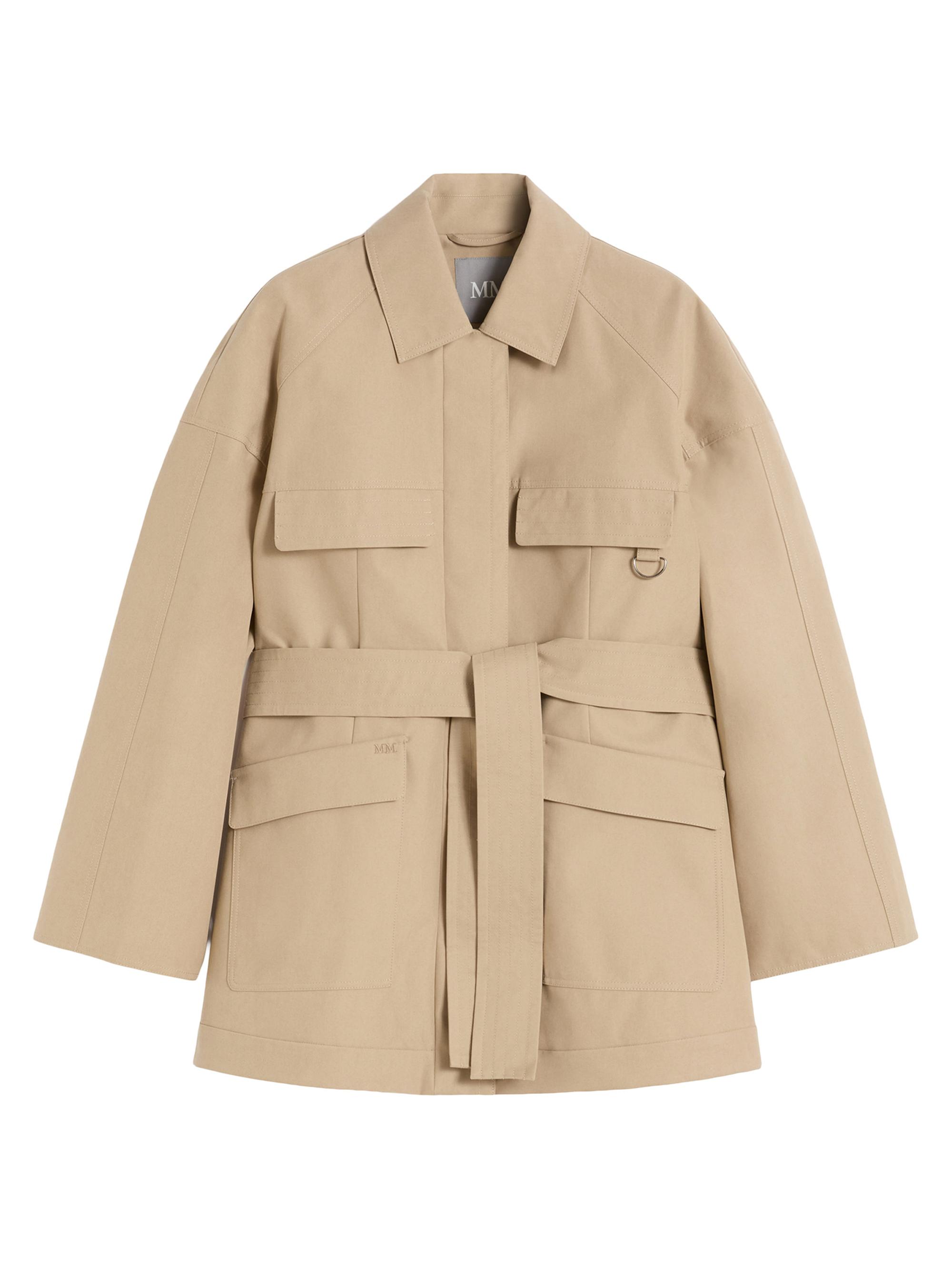 MM Max Mara Women's Water Repellent Gabardine Saharan Jacket - Beige