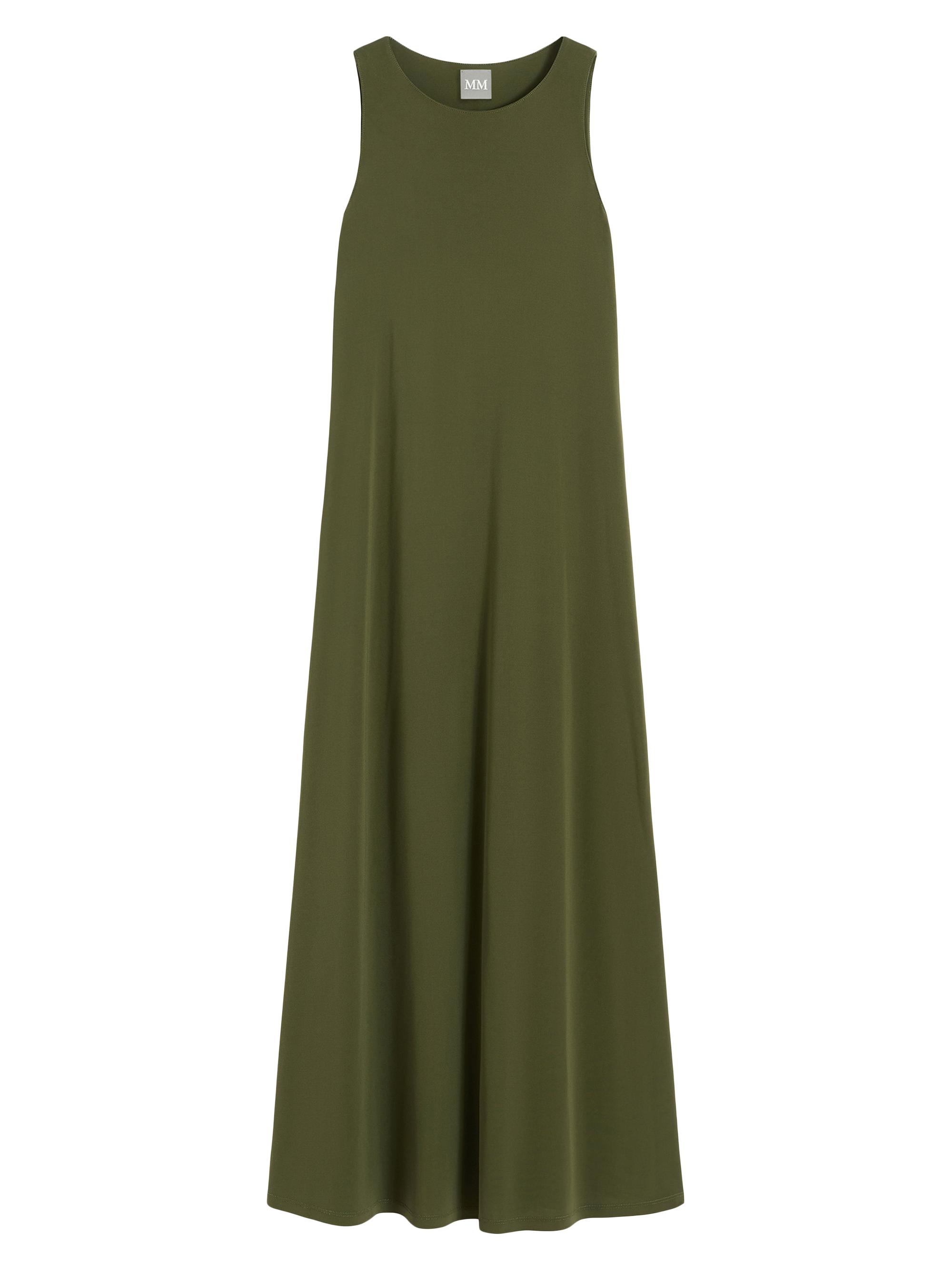 MM Max Mara Women's Sleeveless Stretch Viscose Dress - Moss Green