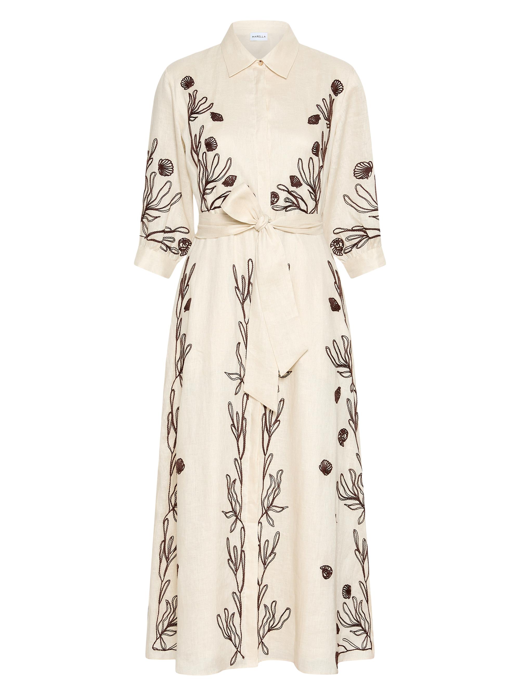 Women's Linen Designer Midi Dresses | Saks Fifth Avenue