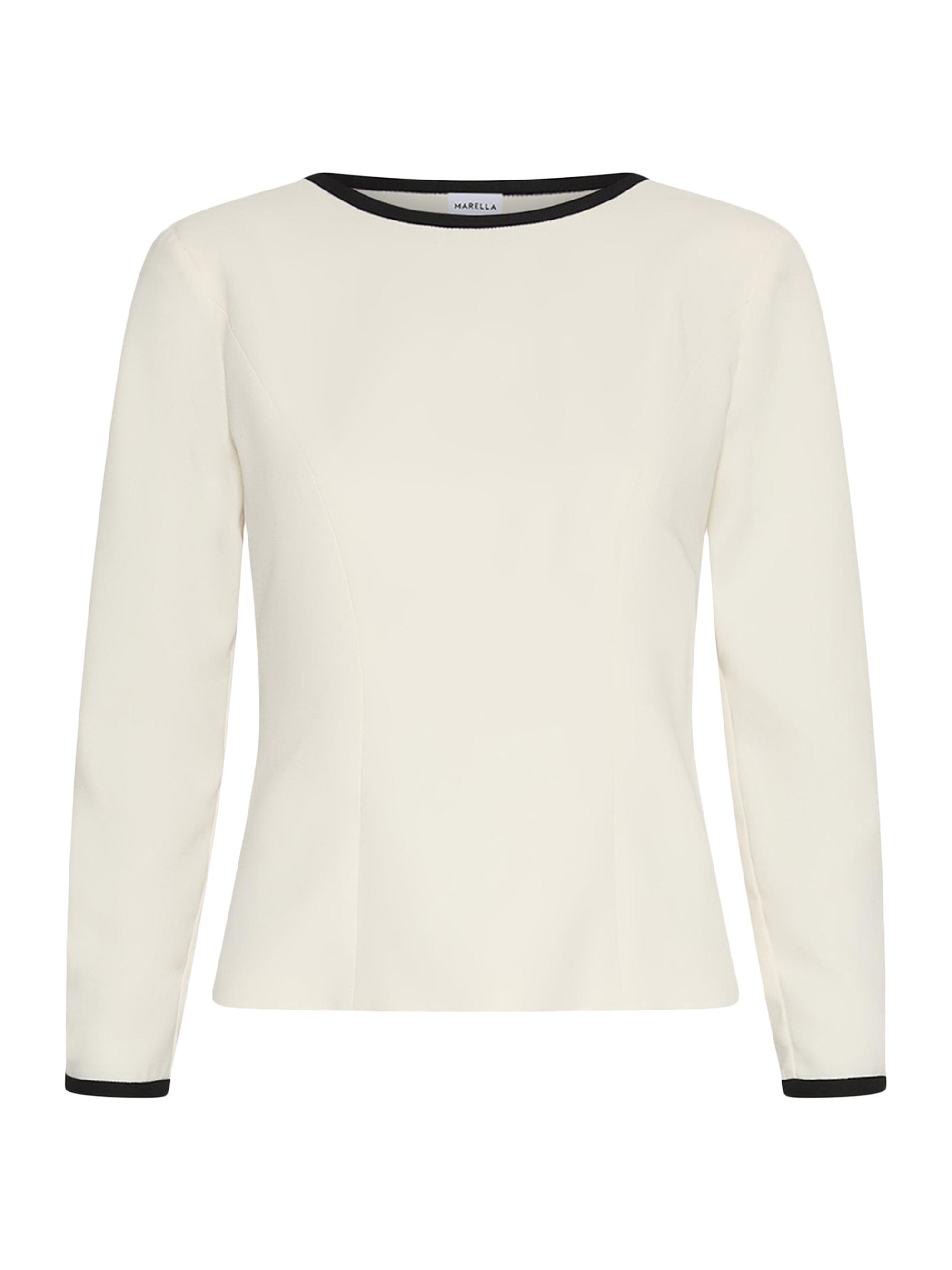 Marella Women's Envers Satin Blouse - Wool White