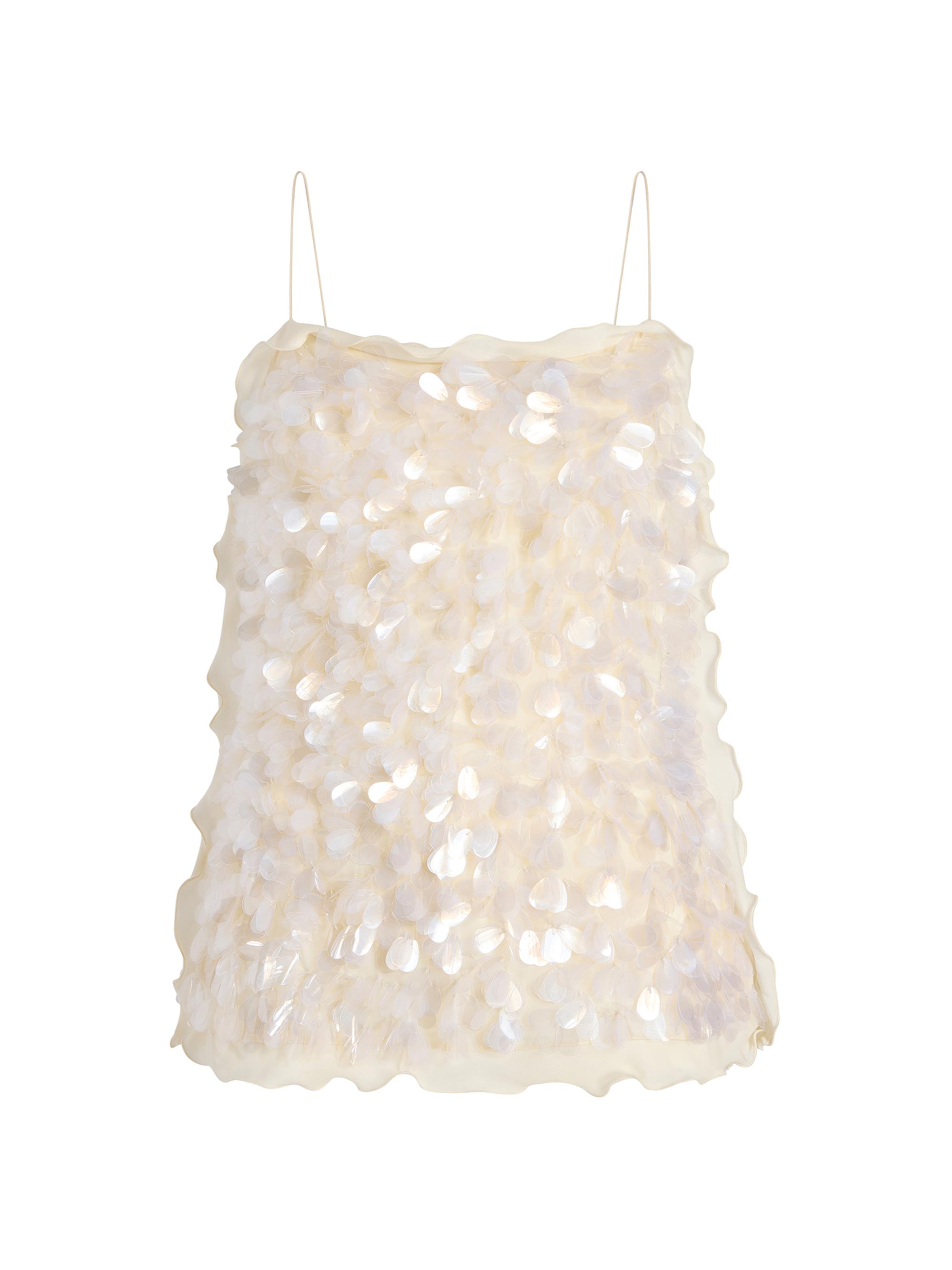 Marina Moscone Women's Paillette Camisole -