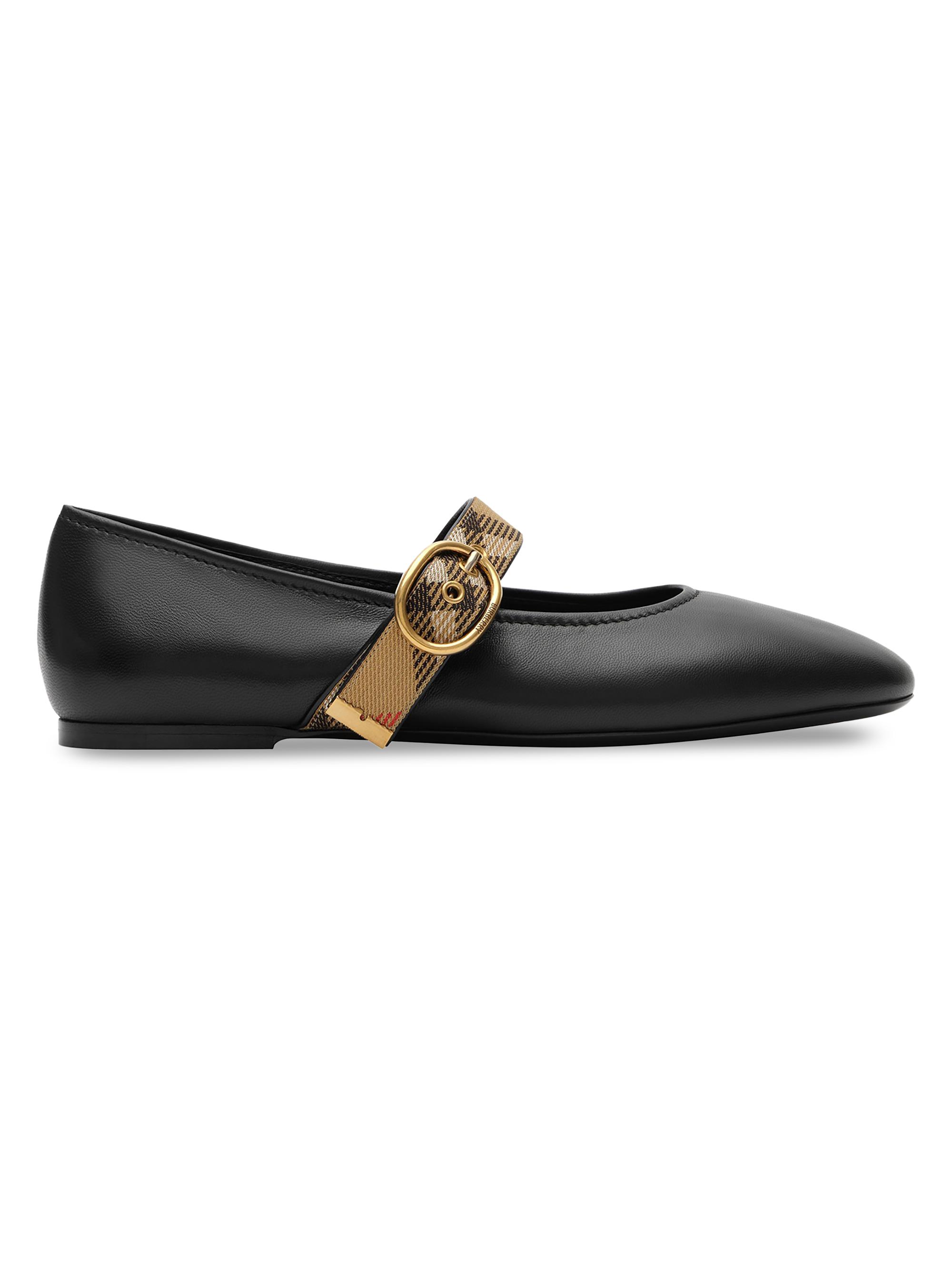Burberry Women's Robin Ballerina Flats - Black