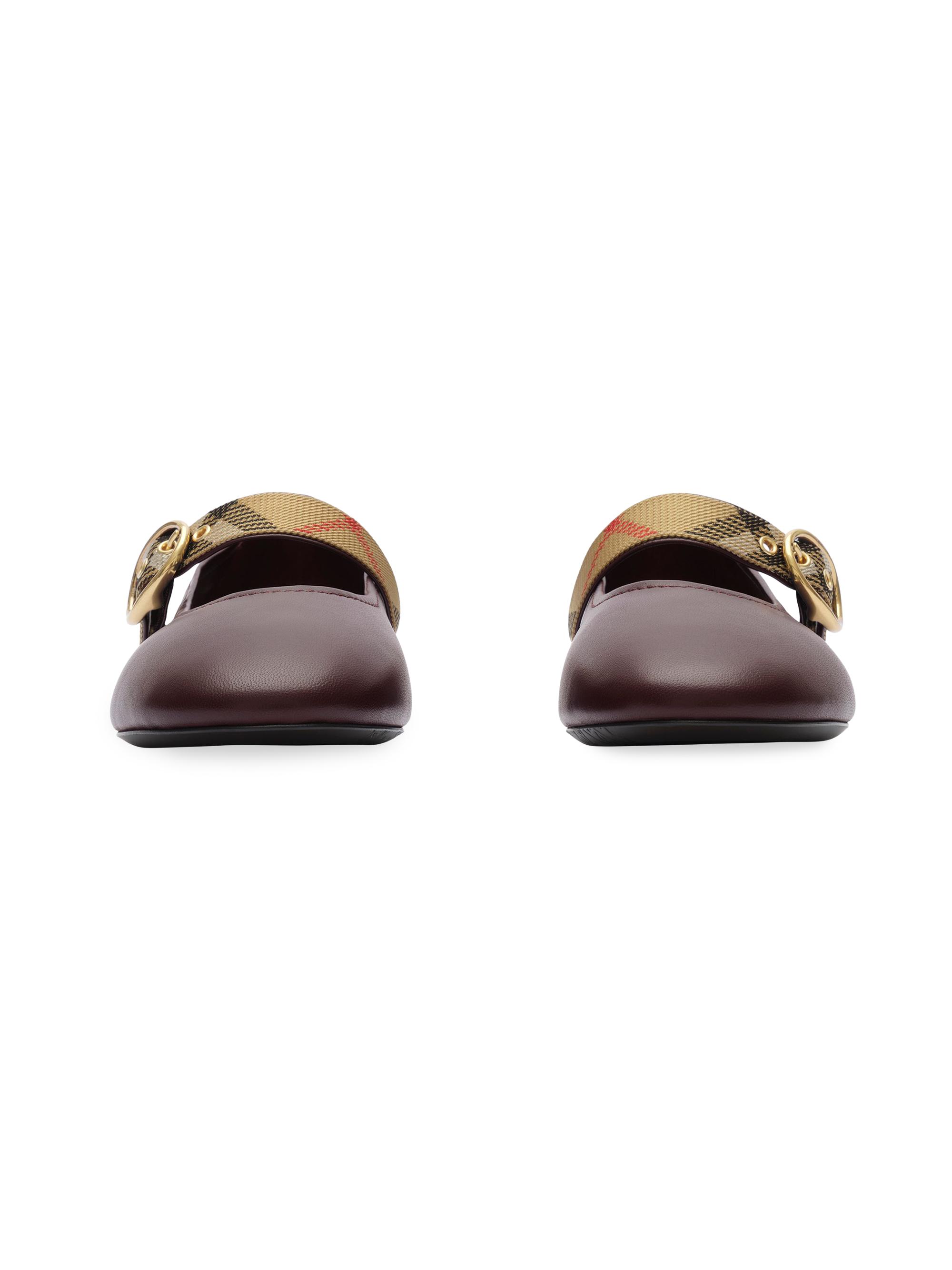 Burberry Women's Robin Ballerina Flats - Vineyard Red | Thumbnail 2