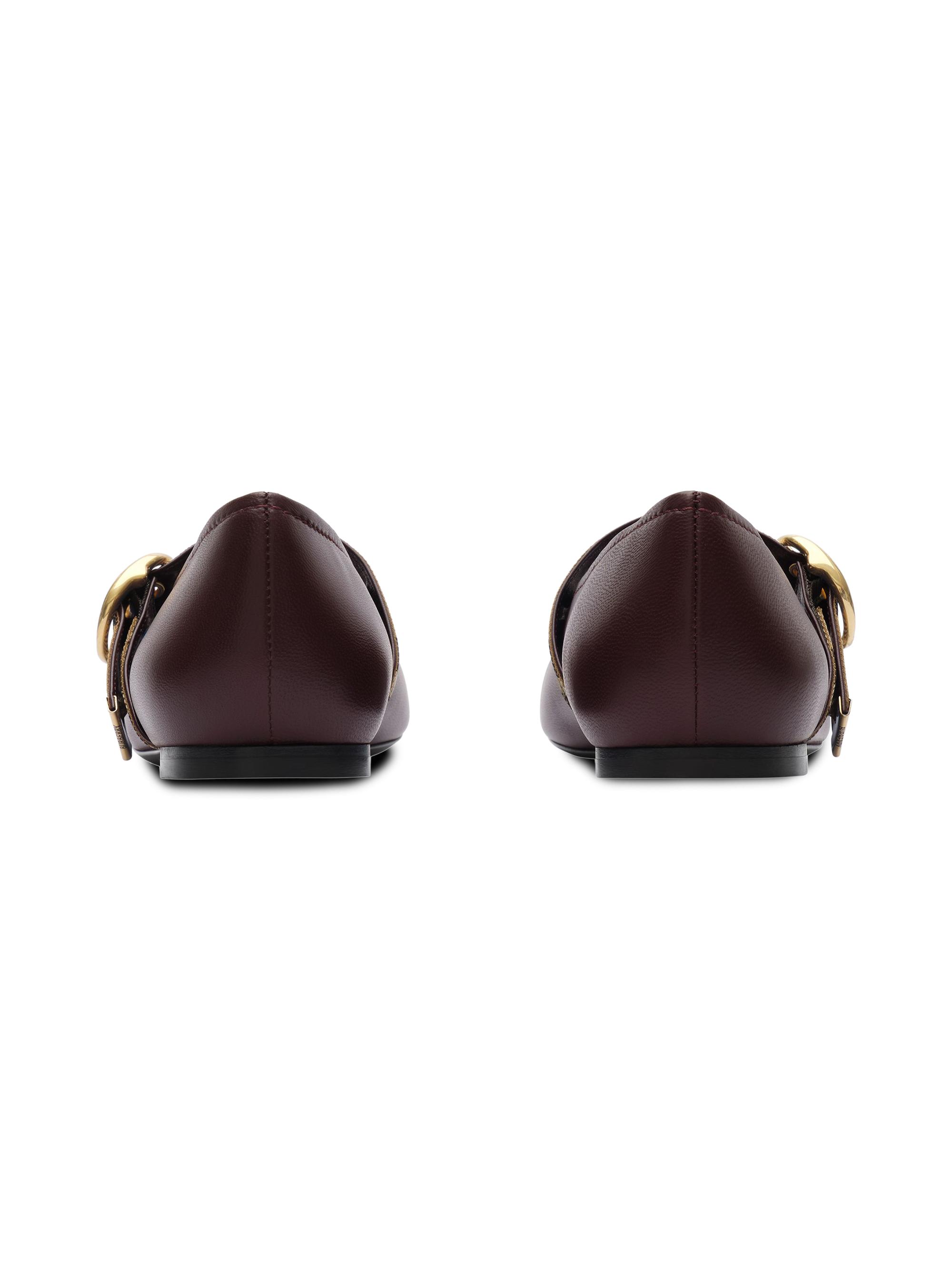 Burberry Women's Robin Ballerina Flats - Vineyard Red | Thumbnail 3