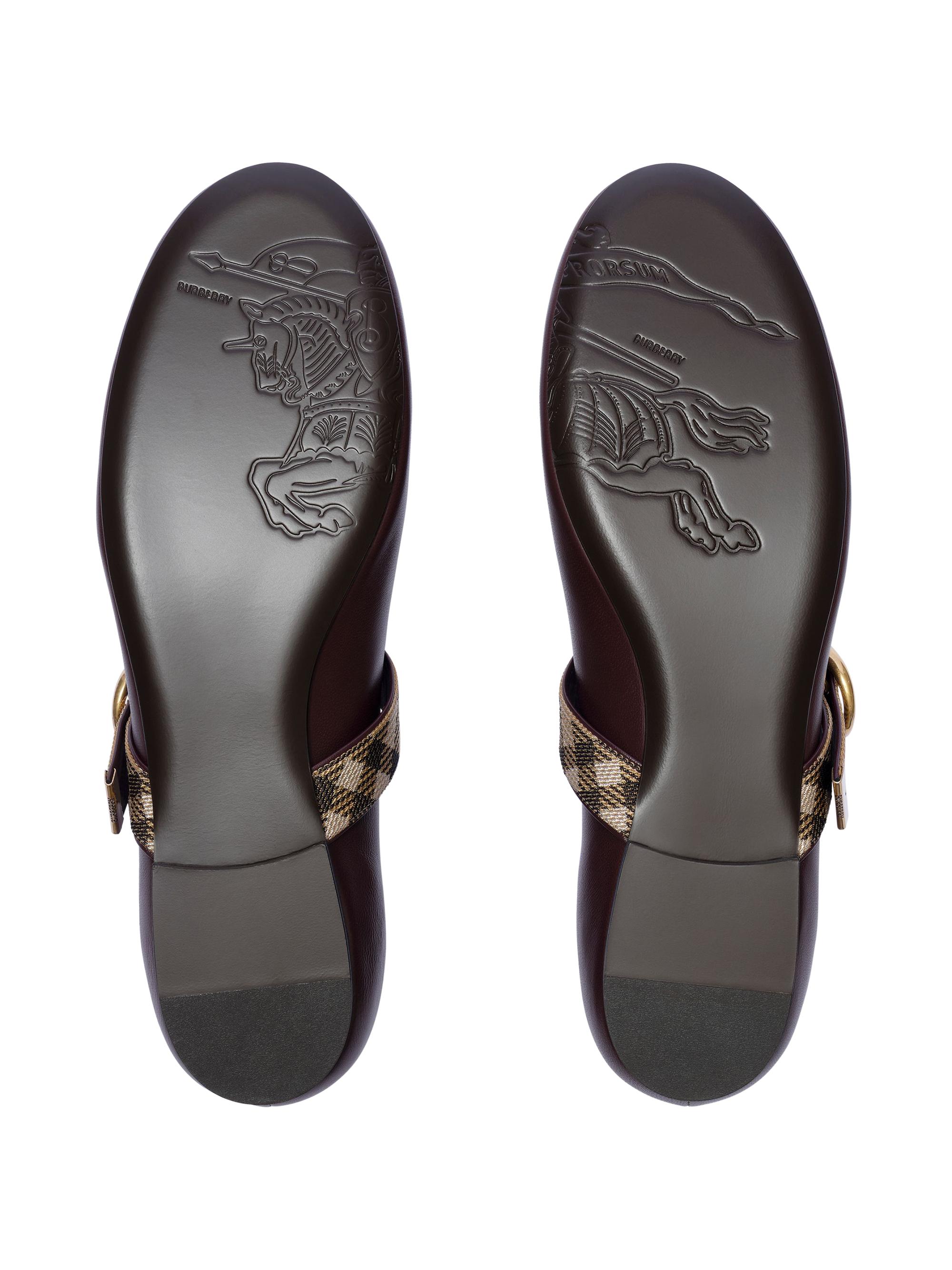 Burberry Women's Robin Ballerina Flats - Vineyard Red | Thumbnail 5