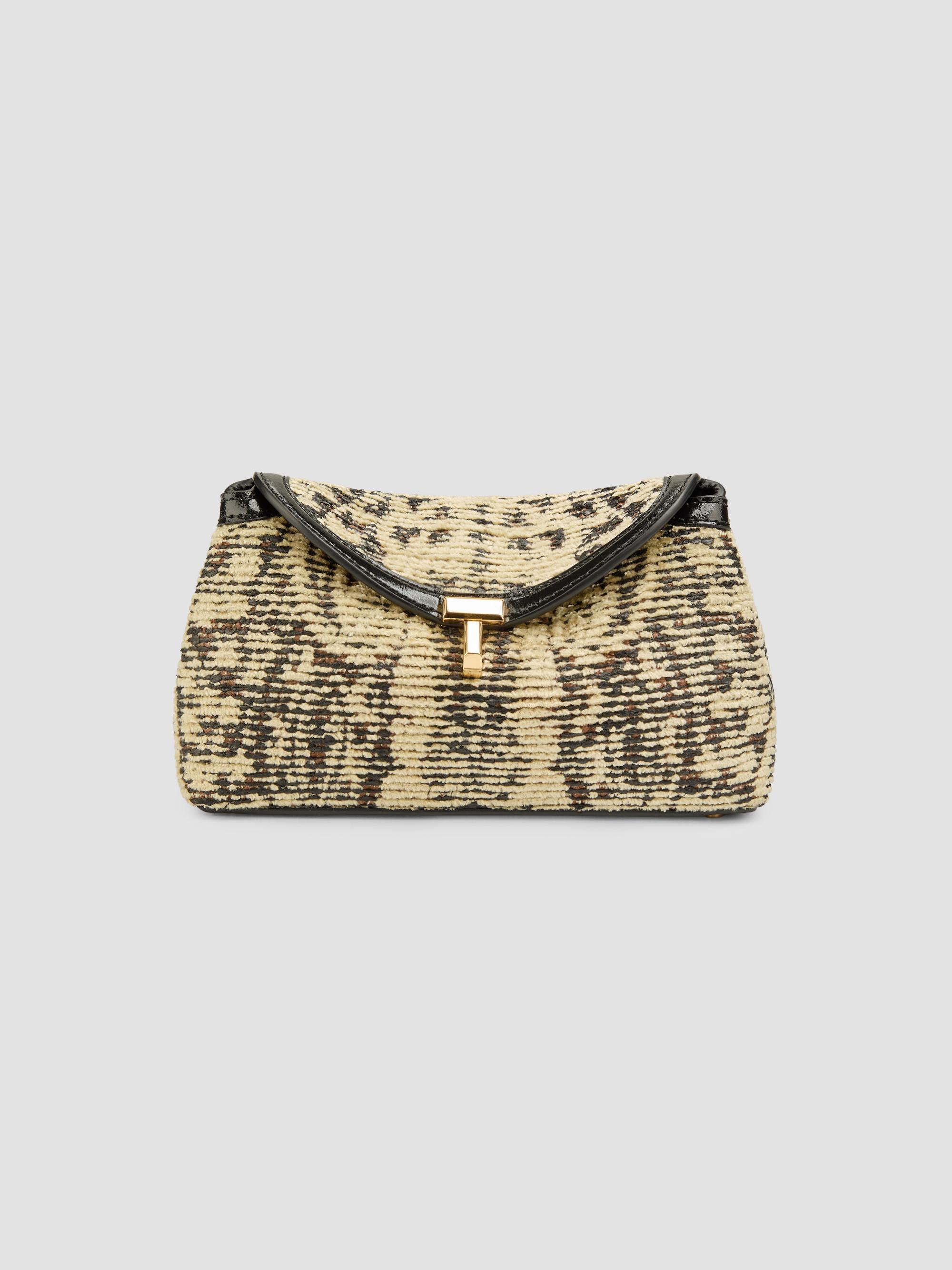 Toteme Women's T-Lock Mini Paisley Clutch - Black | Thumbnail 7