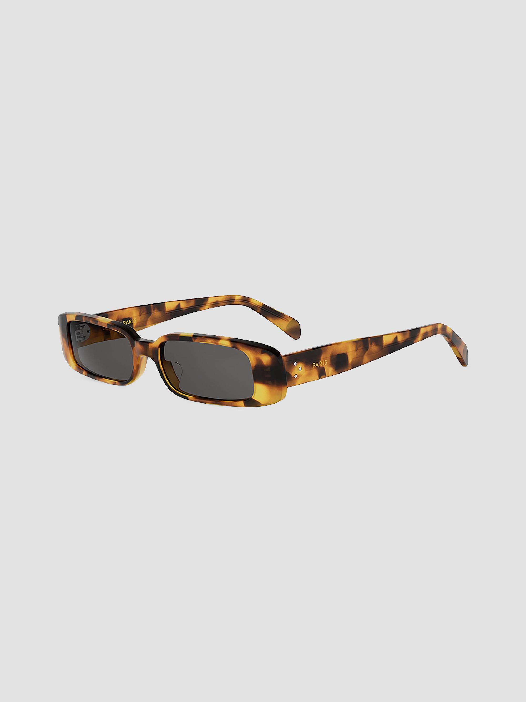 CELINE Women's  3 Dots 53MM Rectangular Sunglasses - Blonde Havana Smoke