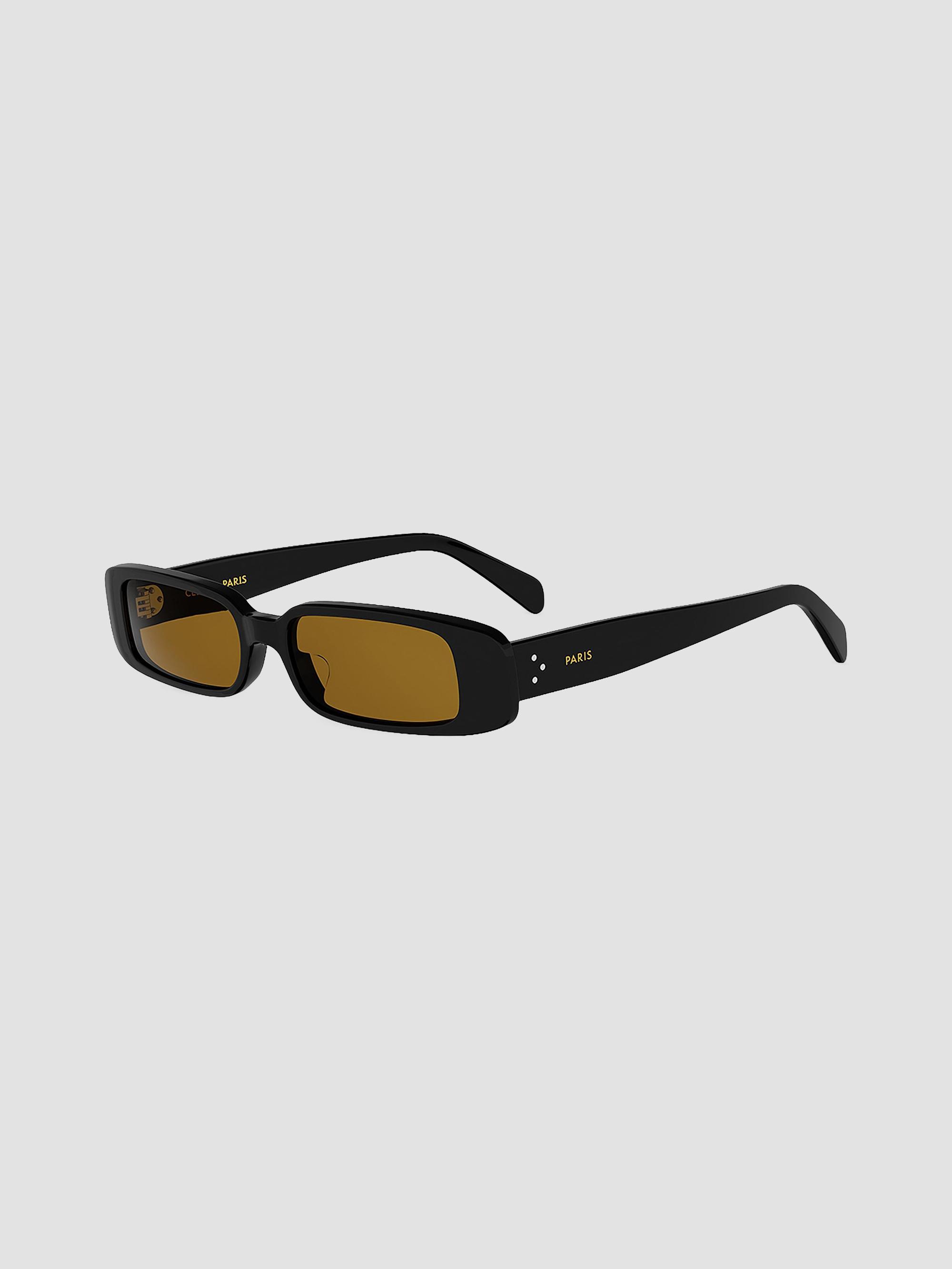 CELINE Women's  3 Dots 53MM Rectangular Sunglasses - Shiny Black Roviex