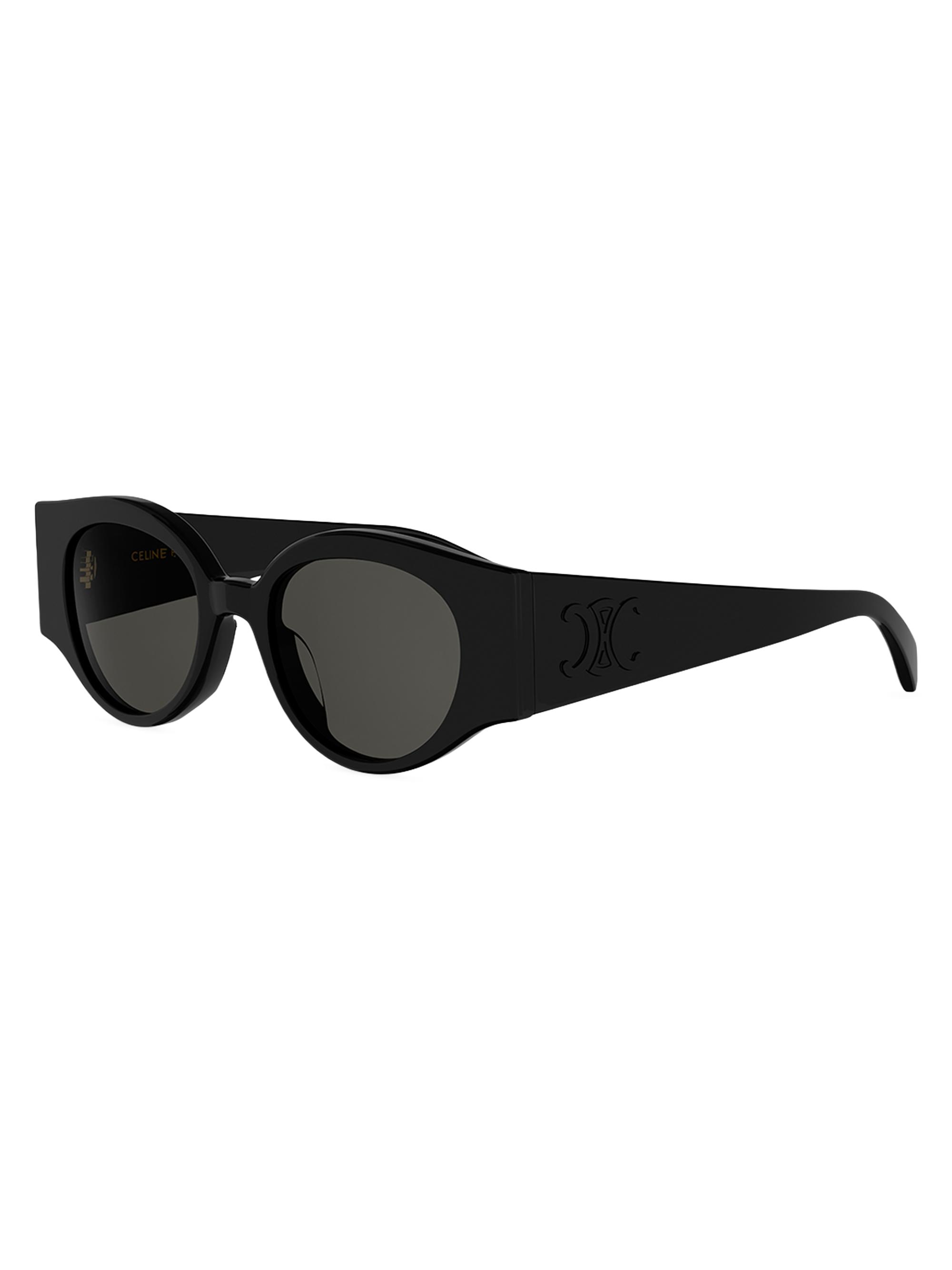 CELINE 23AW ラヴァリエ ブラック CELINE Triomphe 53MM Rectangular Sunglasses | Saks Fifth Avenue