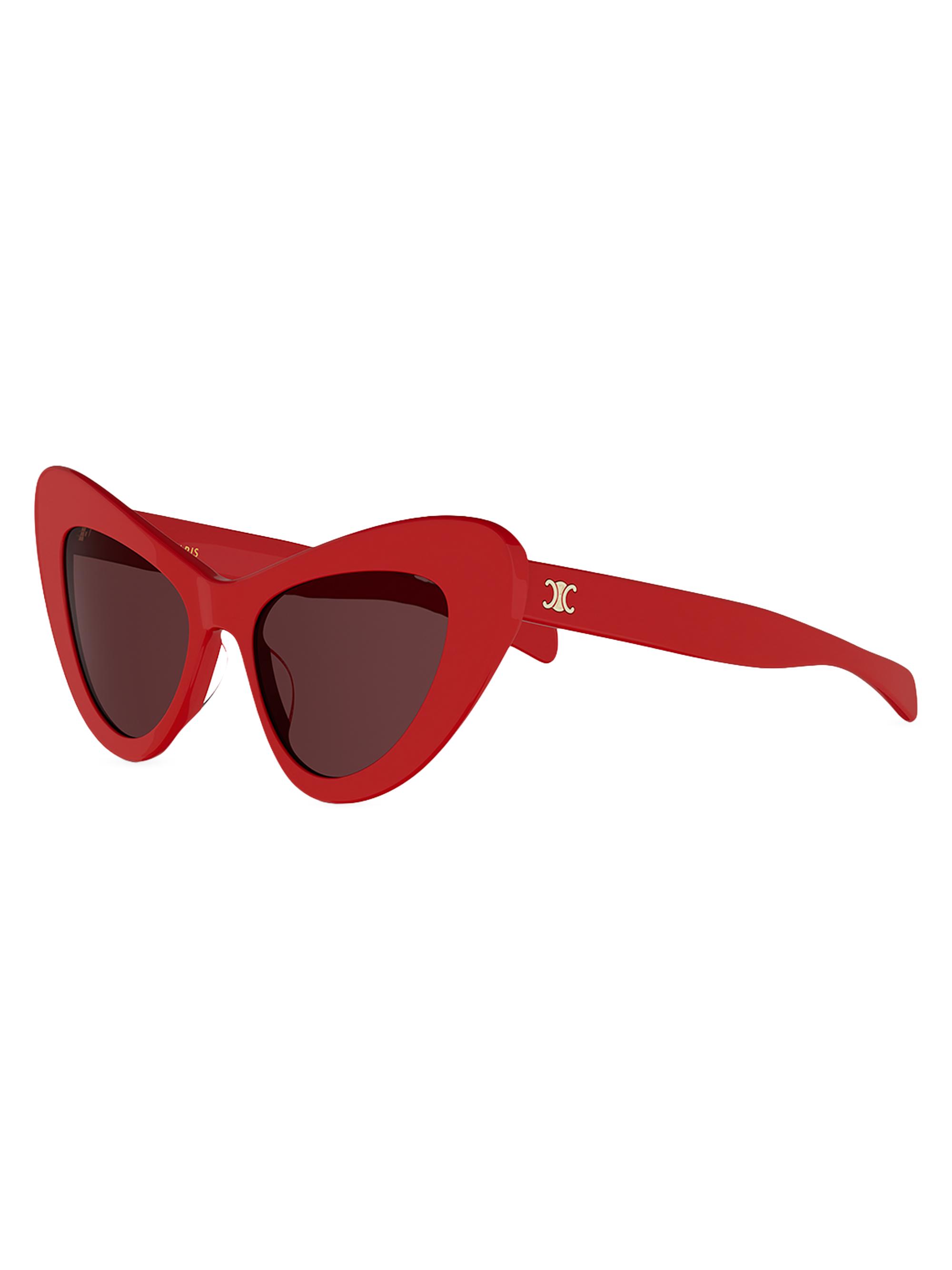 CELINE サングラス CELINE CELINE 3 Dots 51MM Butterfly Sunglasses | Saks Fifth Avenue