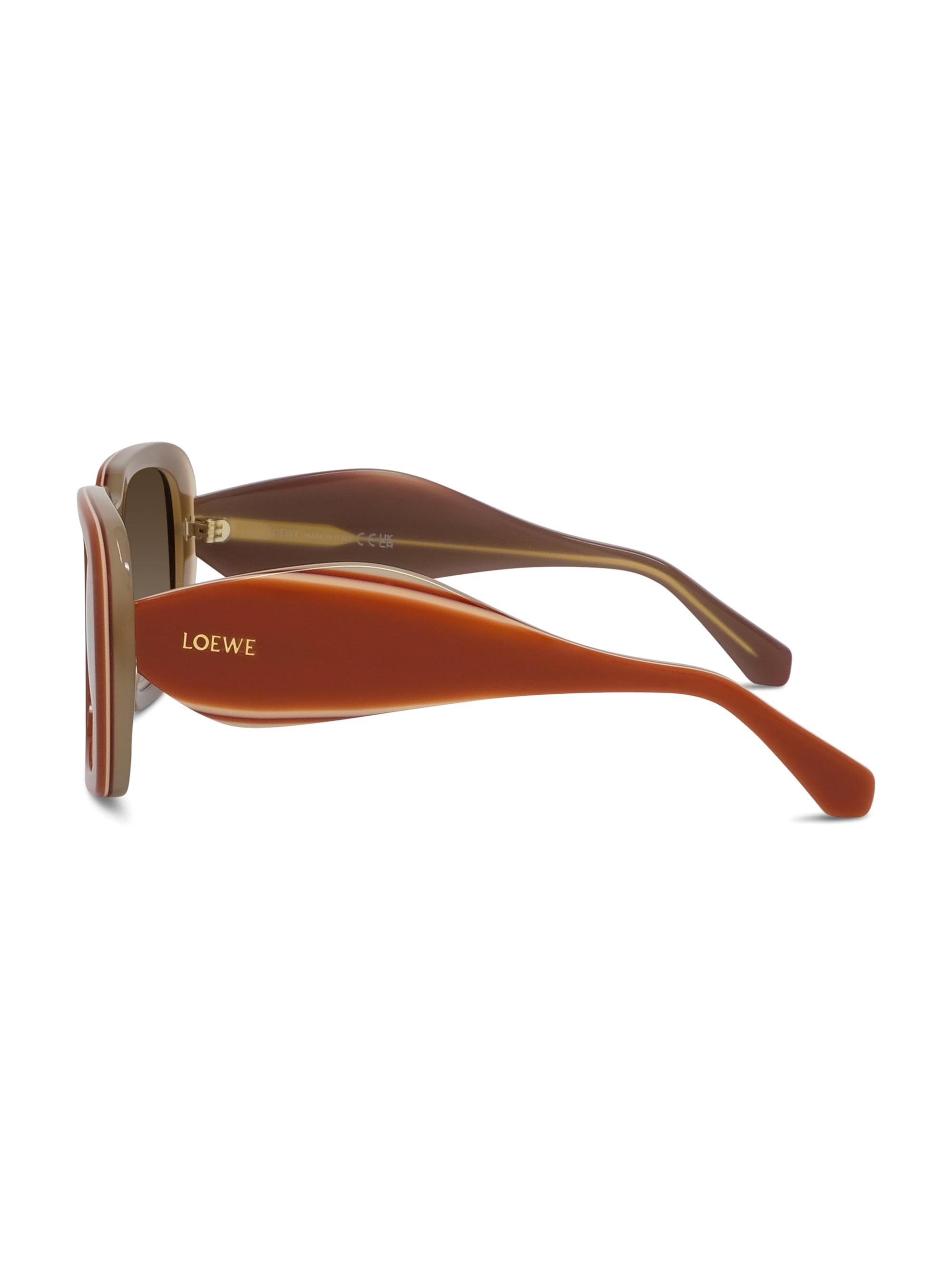 LOEWE Signature 53MM Square Sunglasses | Saks Fifth Avenue