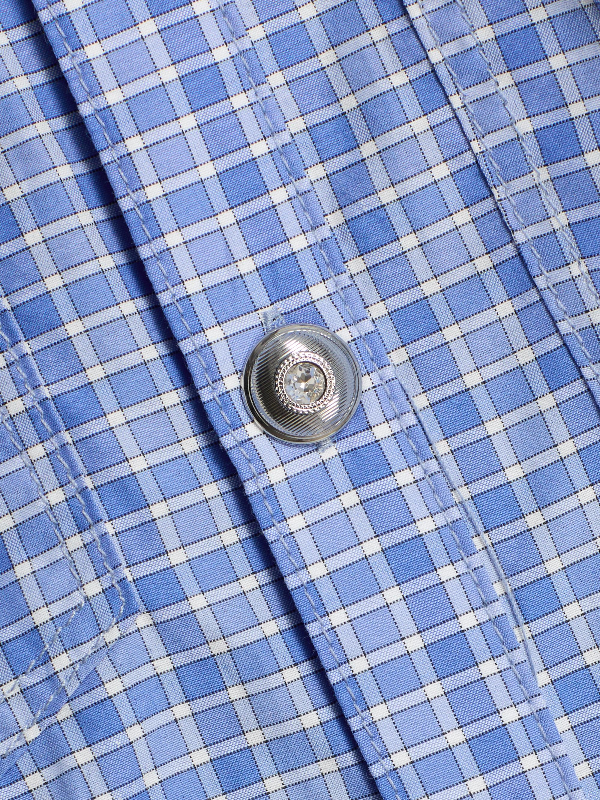 Cinq à Sept Keely Gingham Puff-Sleeve Top | Saks Fifth Avenue