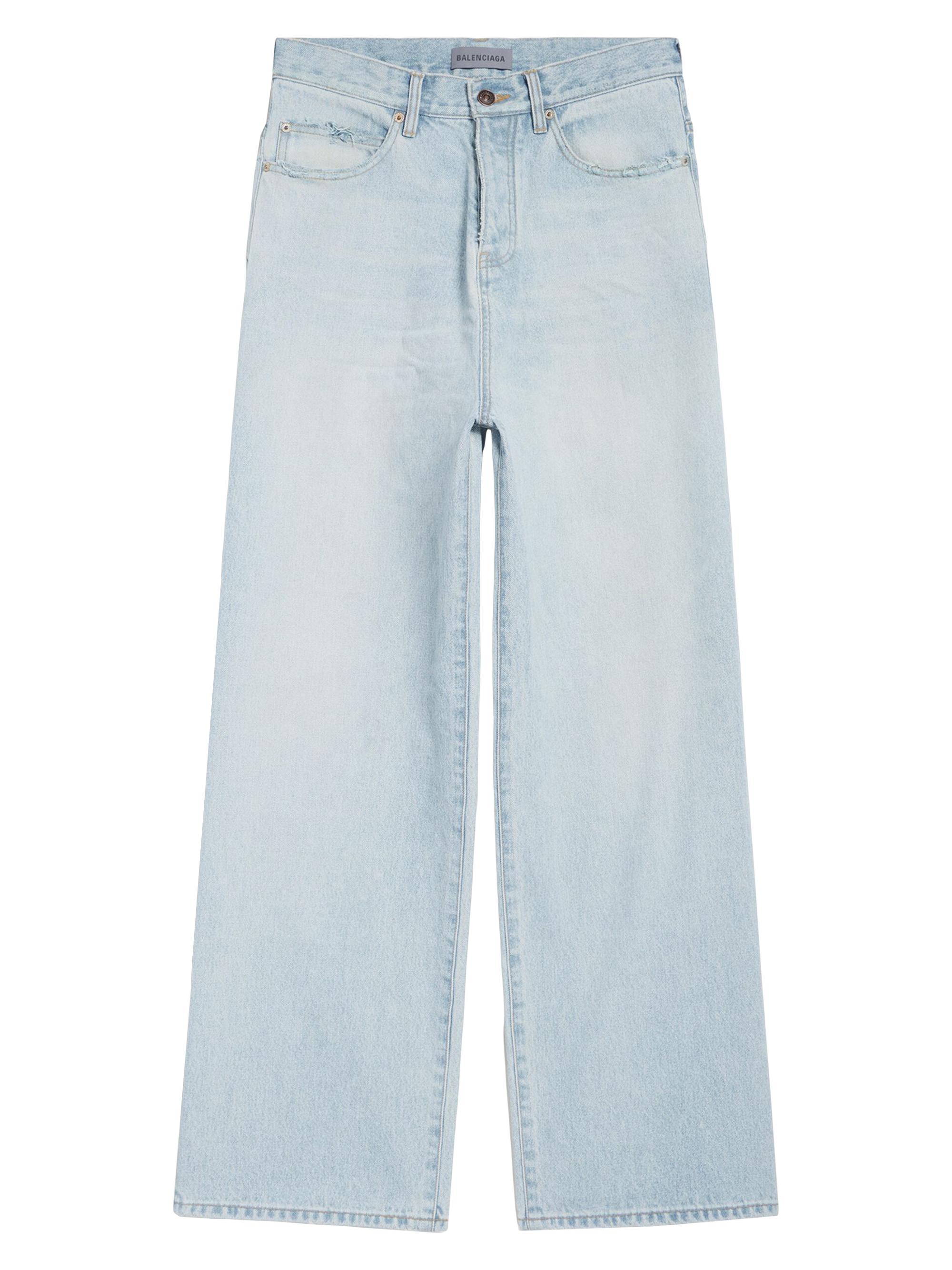 Balenciaga Men's Casual Jeans - Light Blue