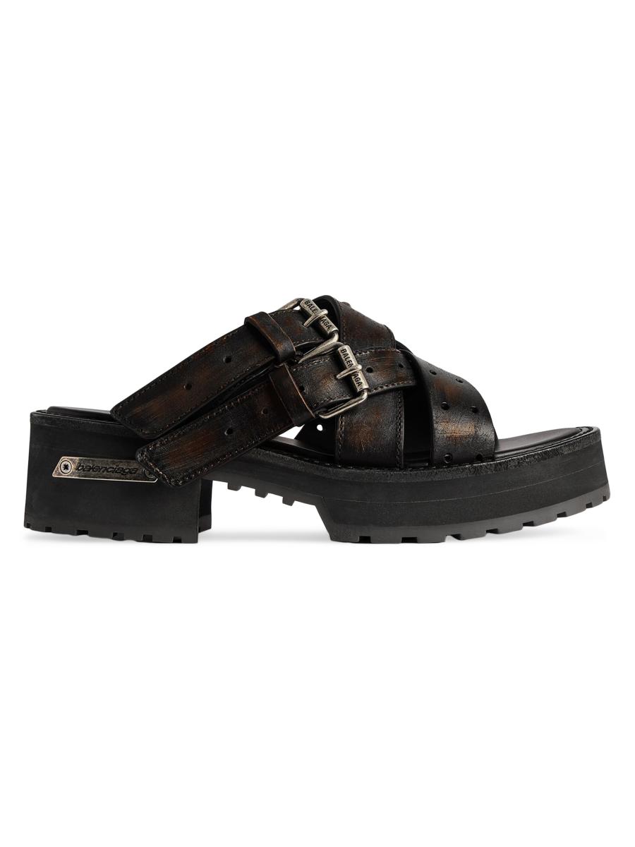 Balenciaga Venom Open Mules | Saks Fifth Avenue