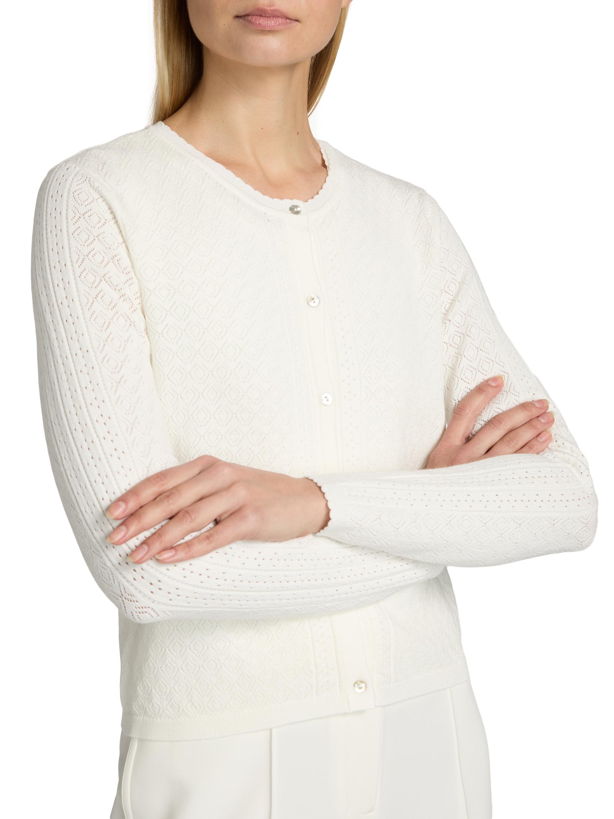 Elie Tahari Women's The Steele Pointelle Cardigan - | Thumbnail 6