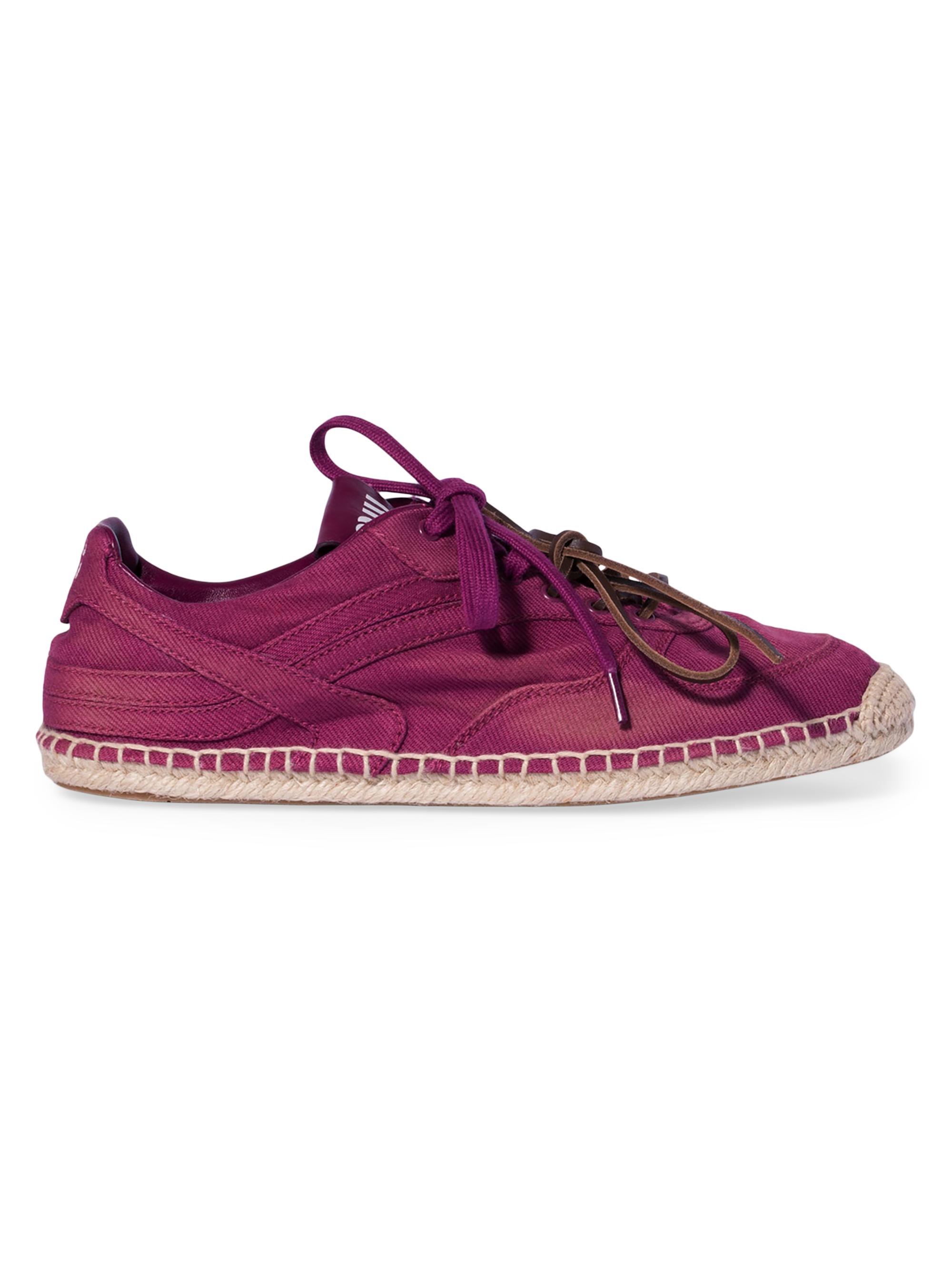 Miu Miu Women's Gymnasium Gabardine Sneakers - Blue