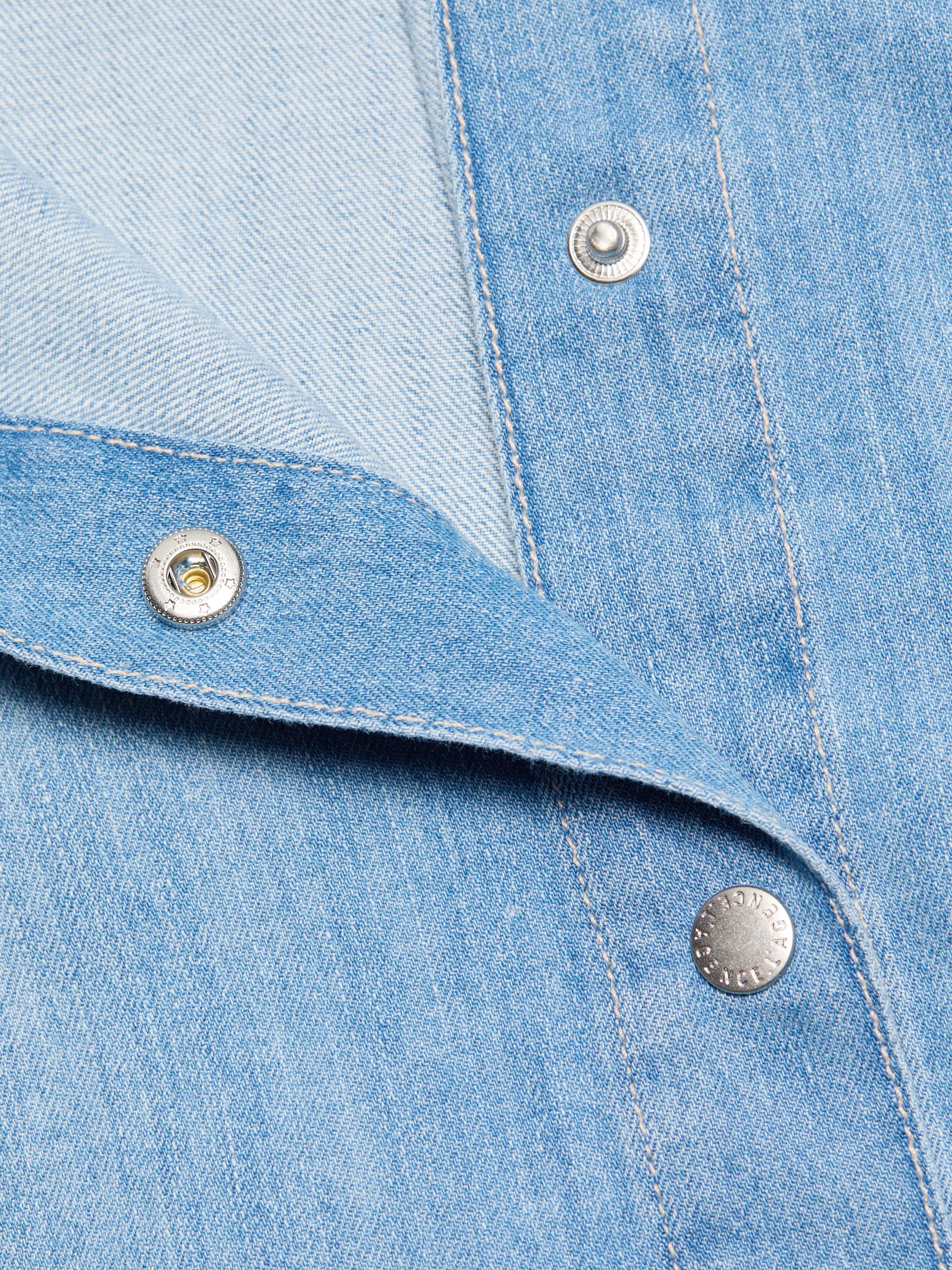 L'AGENCE Women's Jorah Cotton Denim Relaxed-Fit Shirt - Seattle | Thumbnail 7